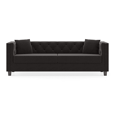 Windsor Premium 3 Seater Fabric Sofa in Pebble Grey Colour
