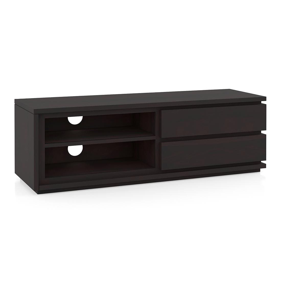 Vector Solid Wood TV Unit in American Walnut