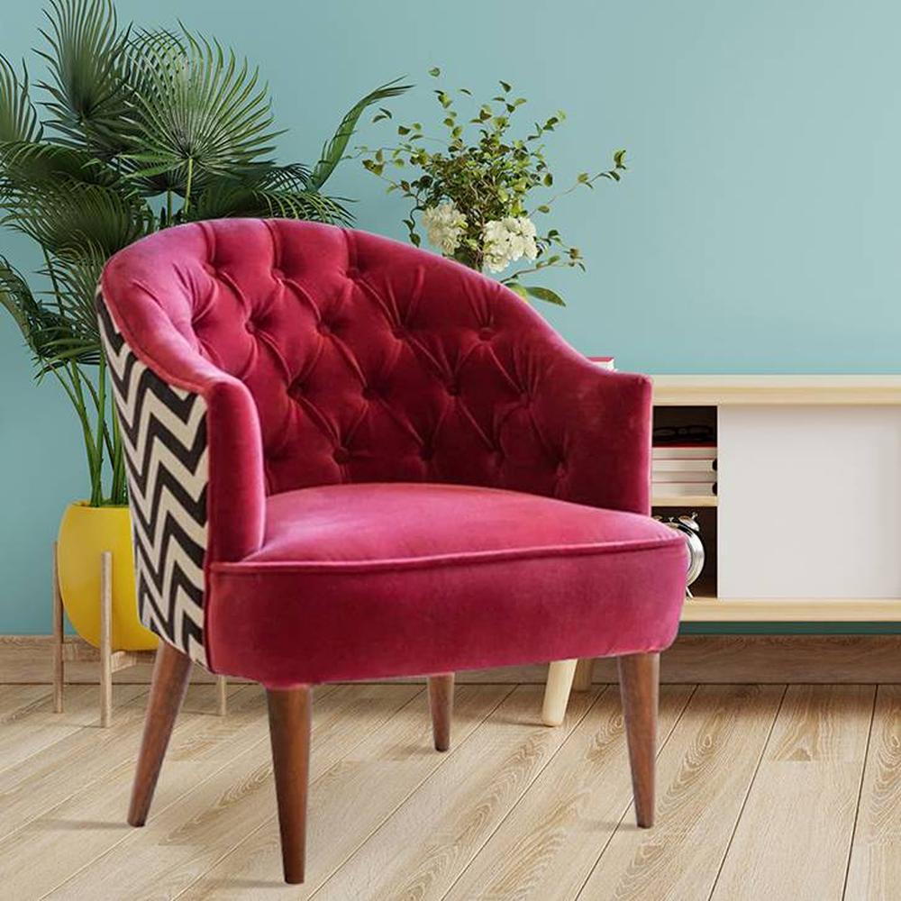 Mary Accent Chair Pink