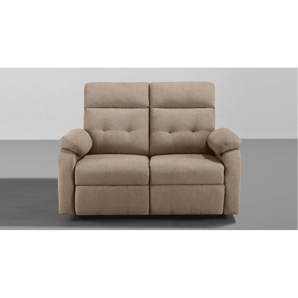 Rx5 Two Seater Fabric Recliner Italian Grey Colour