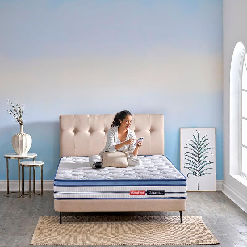 Posture Perfect - Doctor Recommended 5 Zone Dual Density Orthopedic Support layer 3 Zone Pocket Spring Mattress with Euro Top