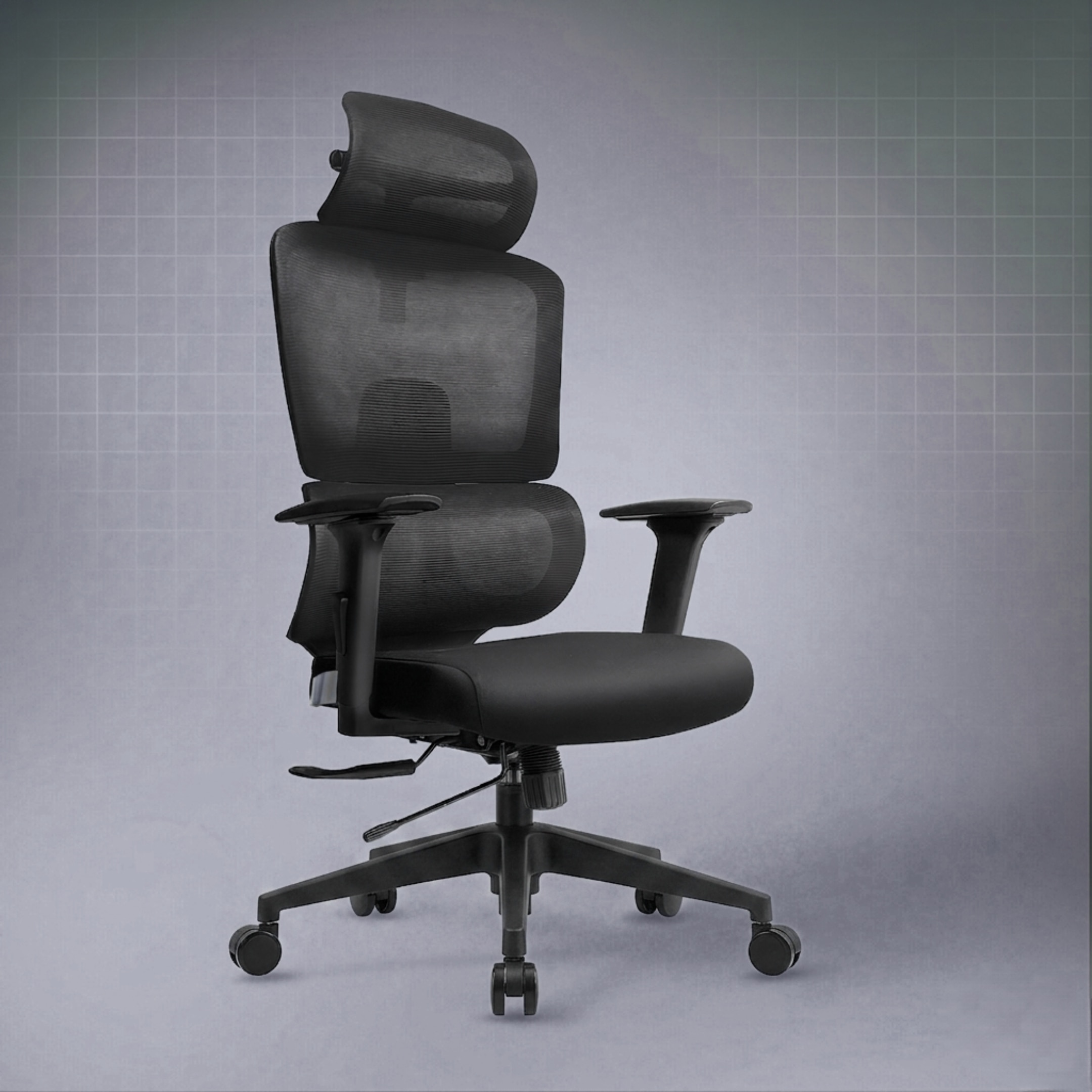 Imperia Ergonomic Study Chair in Black Colour