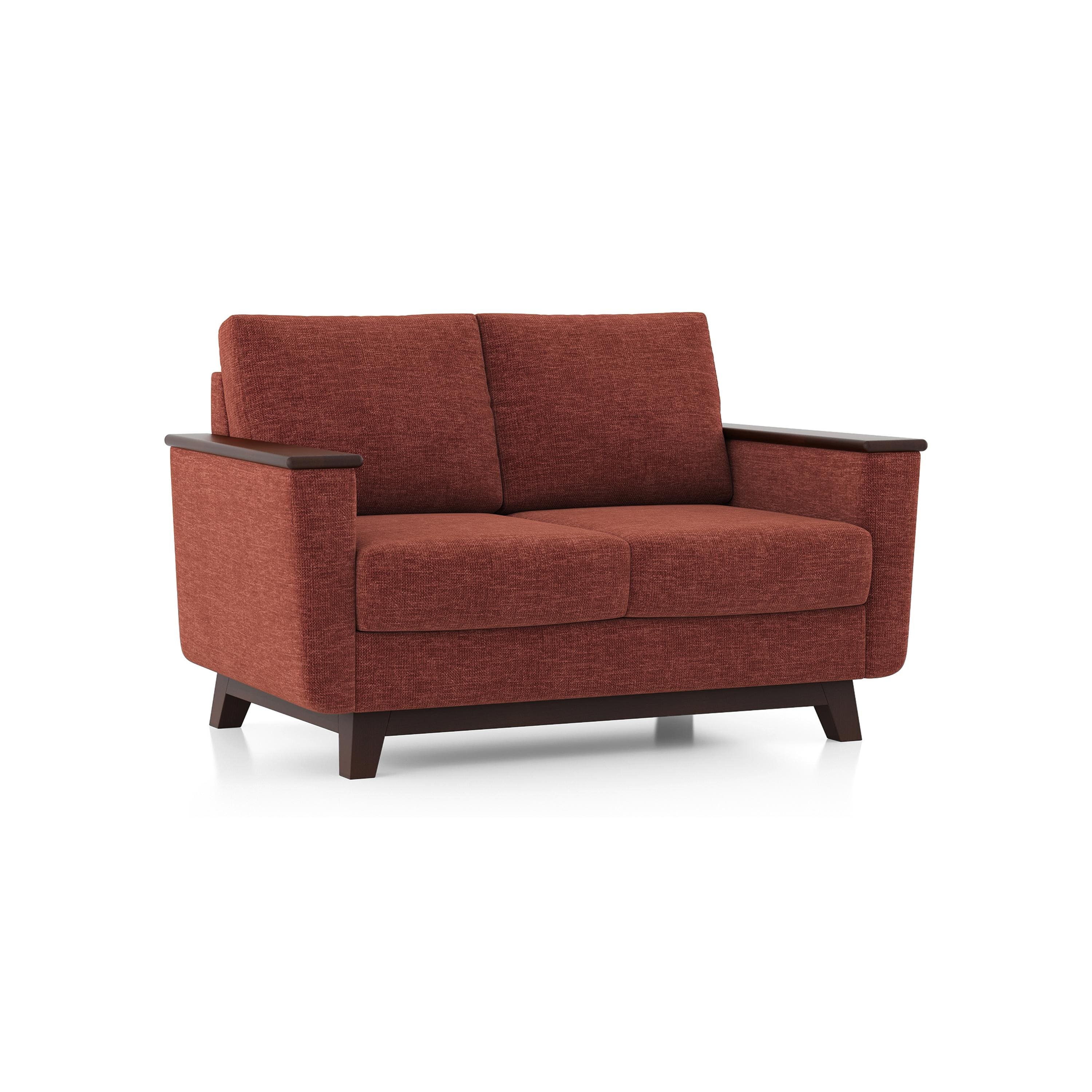 Corby Sofa Set (Colour : Dark Coral , Seater : 2+1+1)