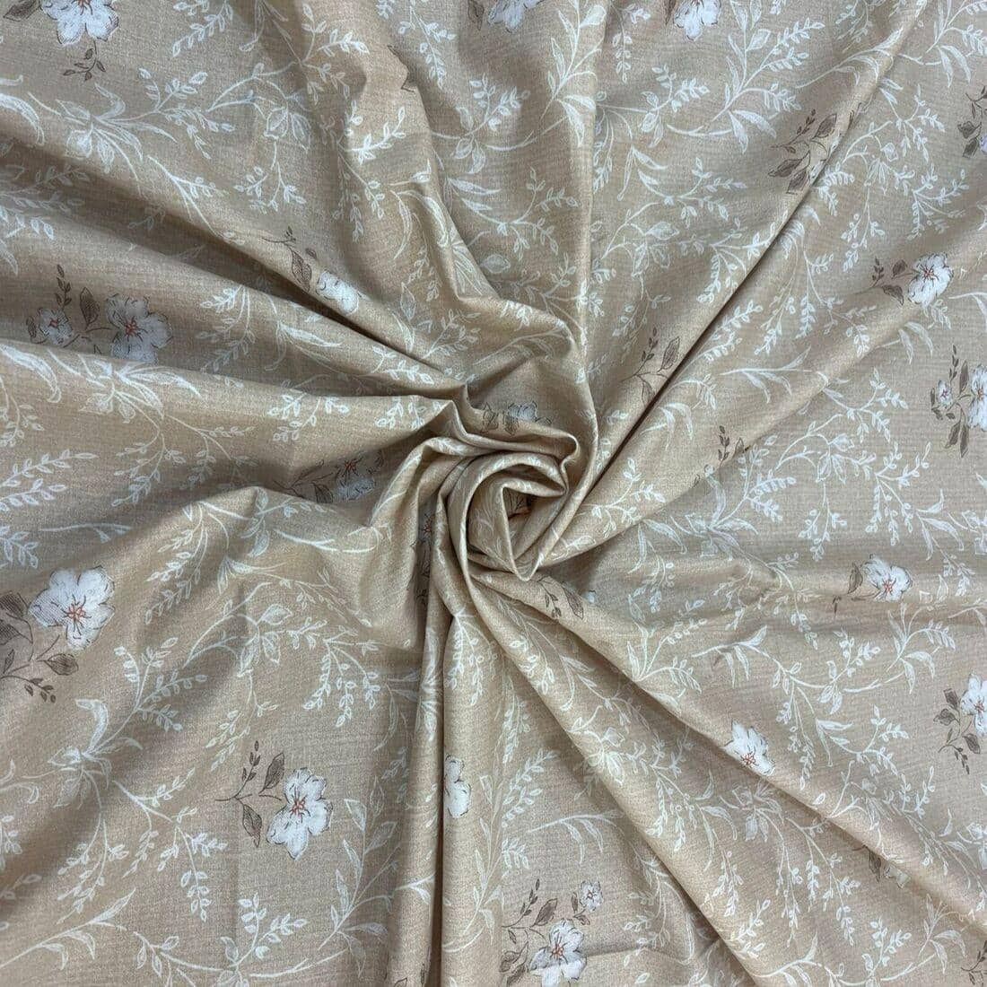 Threads Silky Touch Premium Queen Size Flat Bedsheet 254 x 230 cms