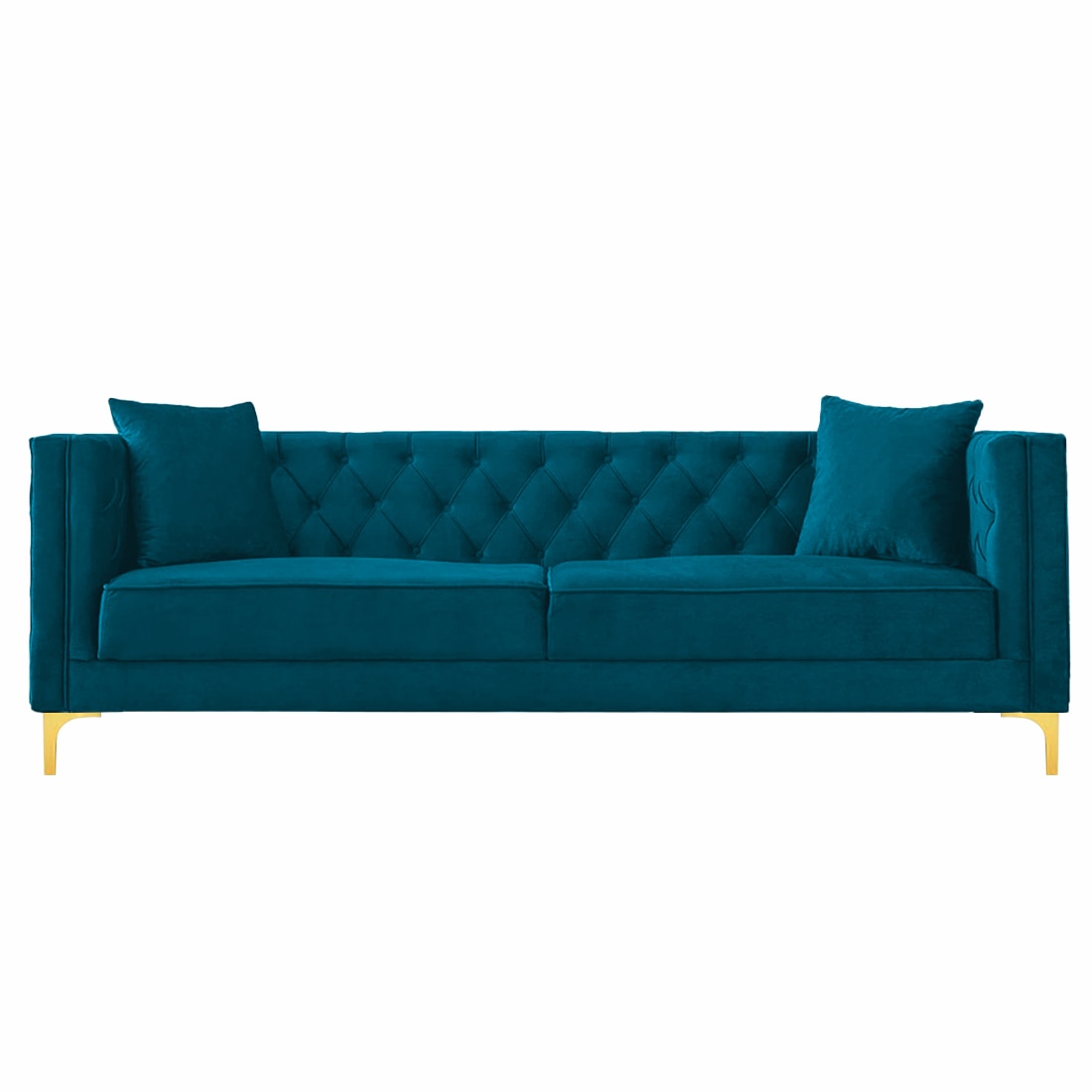 Haruko Fabric Sofa - Blue