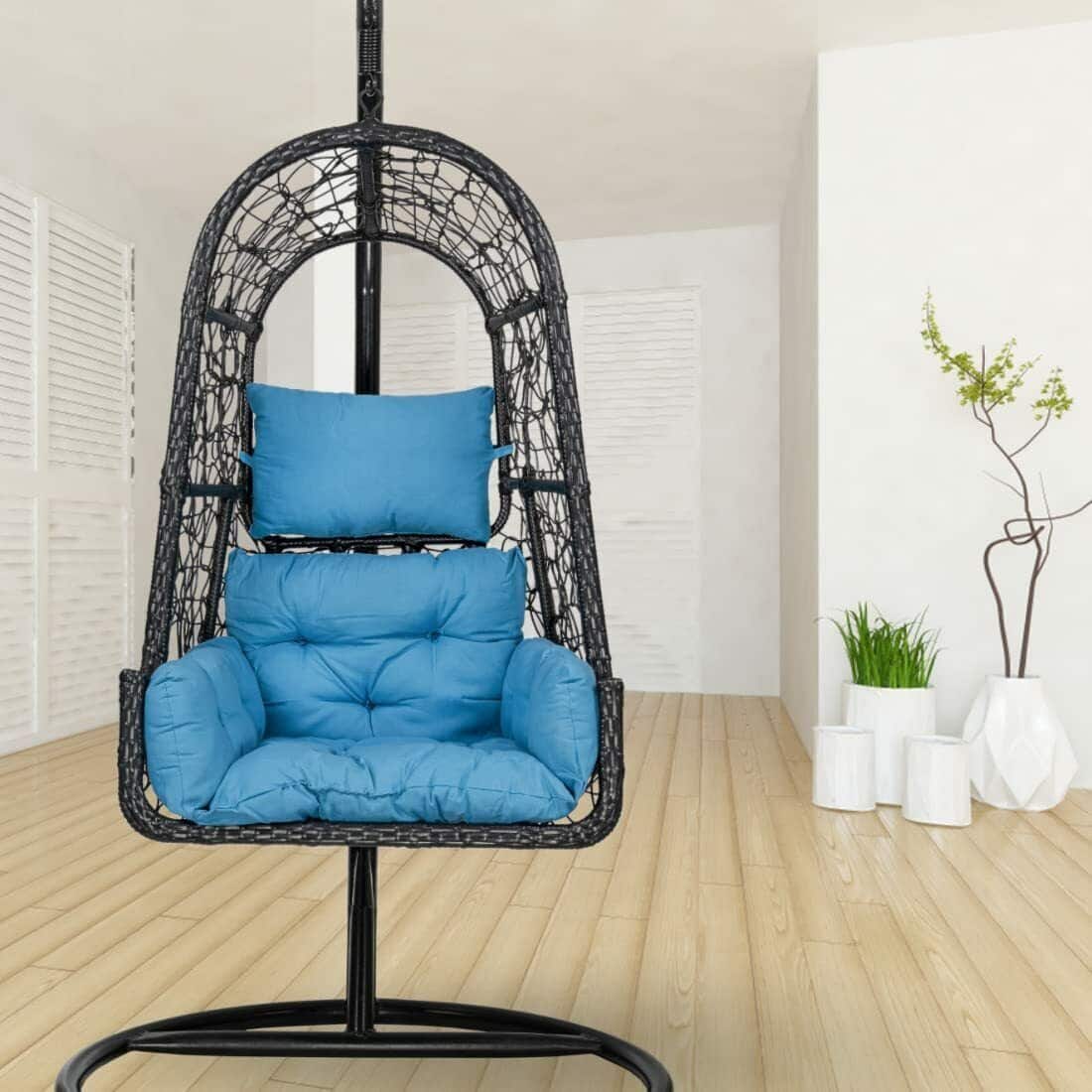 Premium Diesel Single Seater Spyder Swing Chair Blue