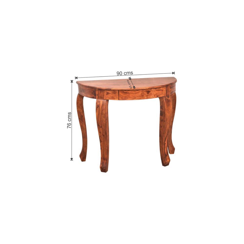 Shell Solid Wood Console Table