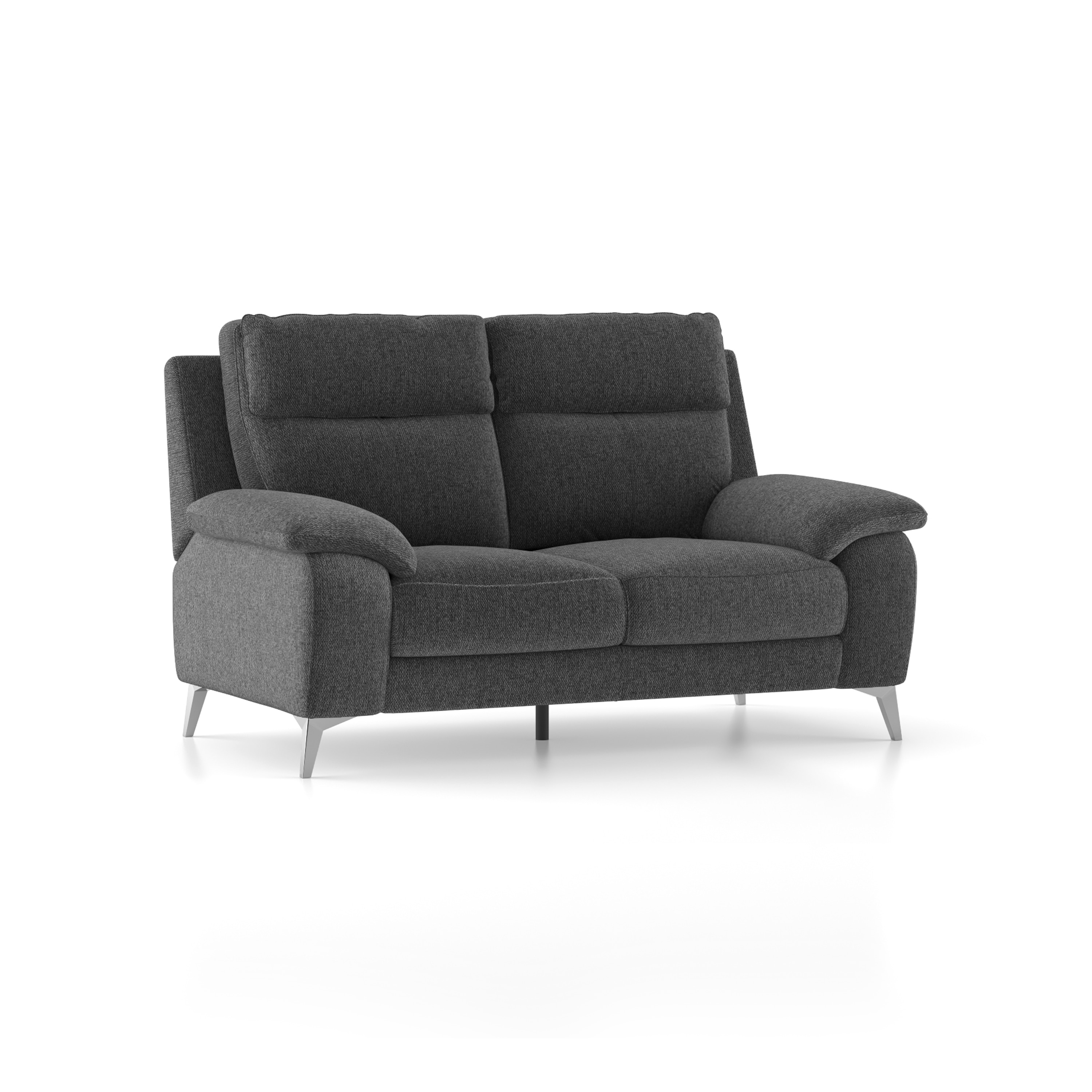 Emila 2 seater fabric sofa in Grey Colour