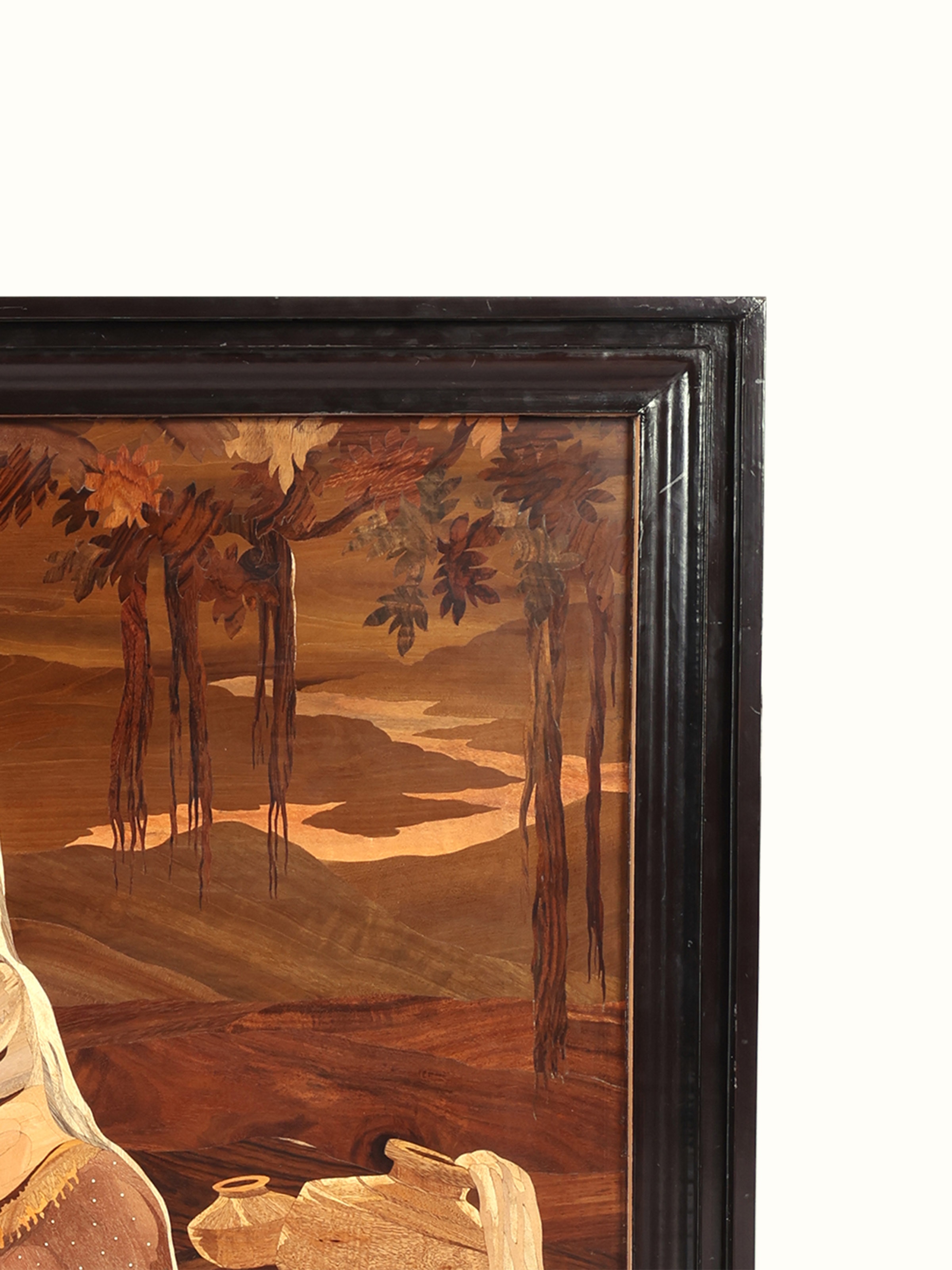 Radha Krishna Mysore Rosewood Inlay