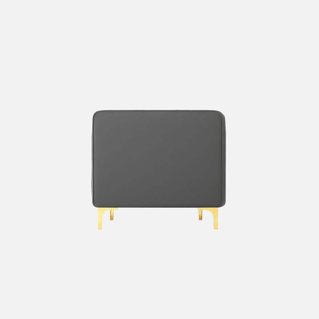 Texude Velvet 2 Seater Sofa Dark Grey