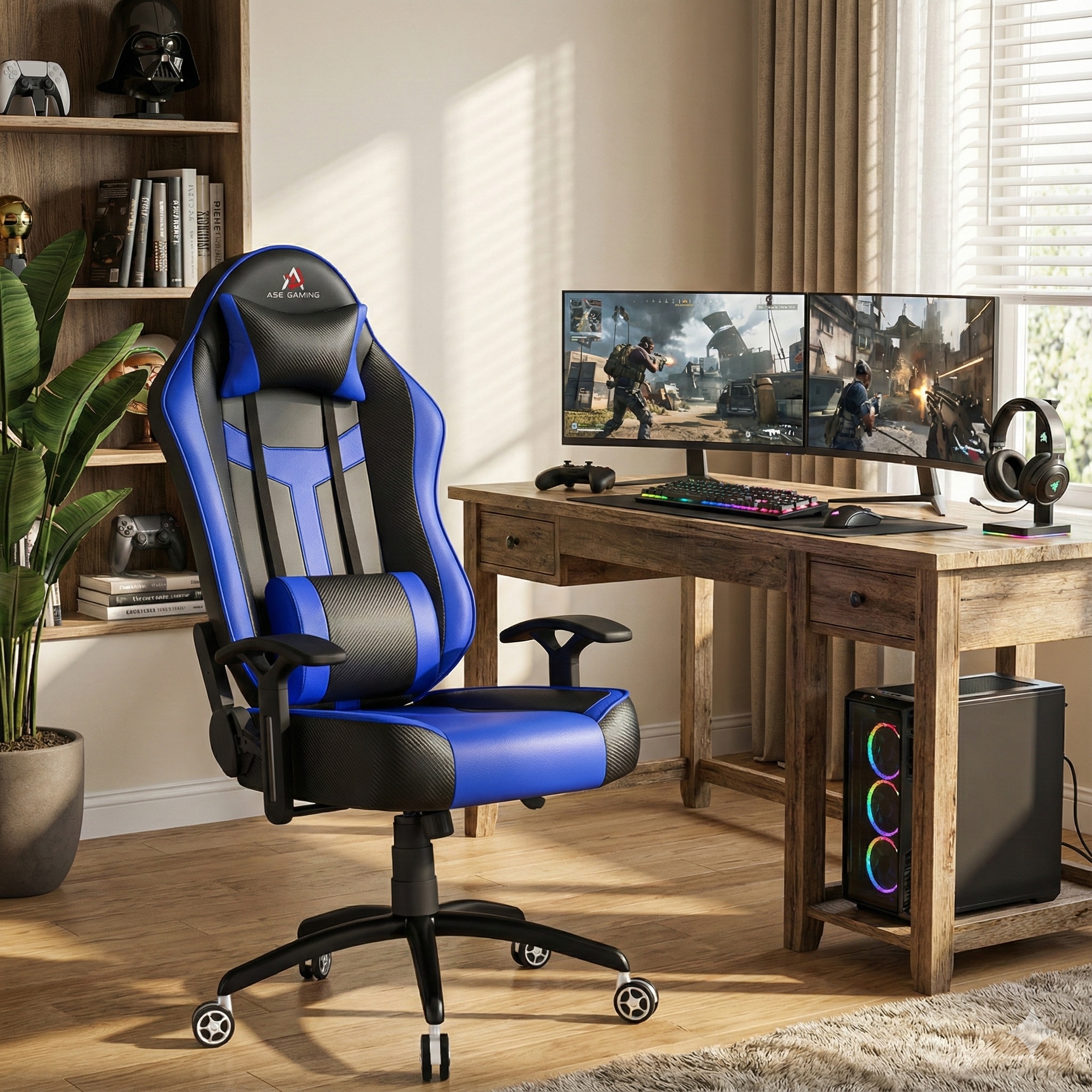 ASE Gaming Ranger Series Gaming Chair (Blue) - Ase Gaming
