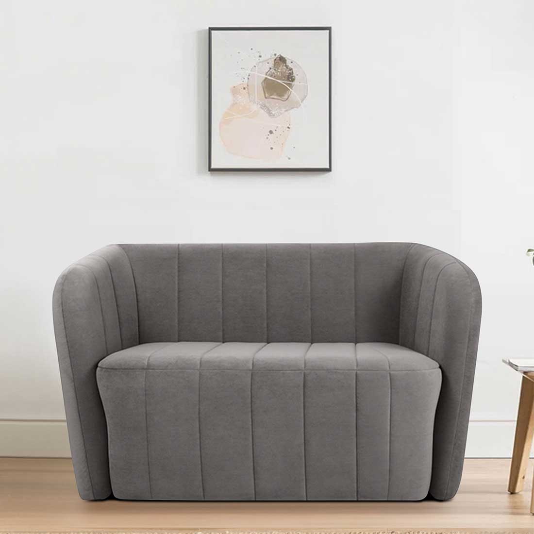 Candler Fabric Sofa (Grey) - Home Lifestylez