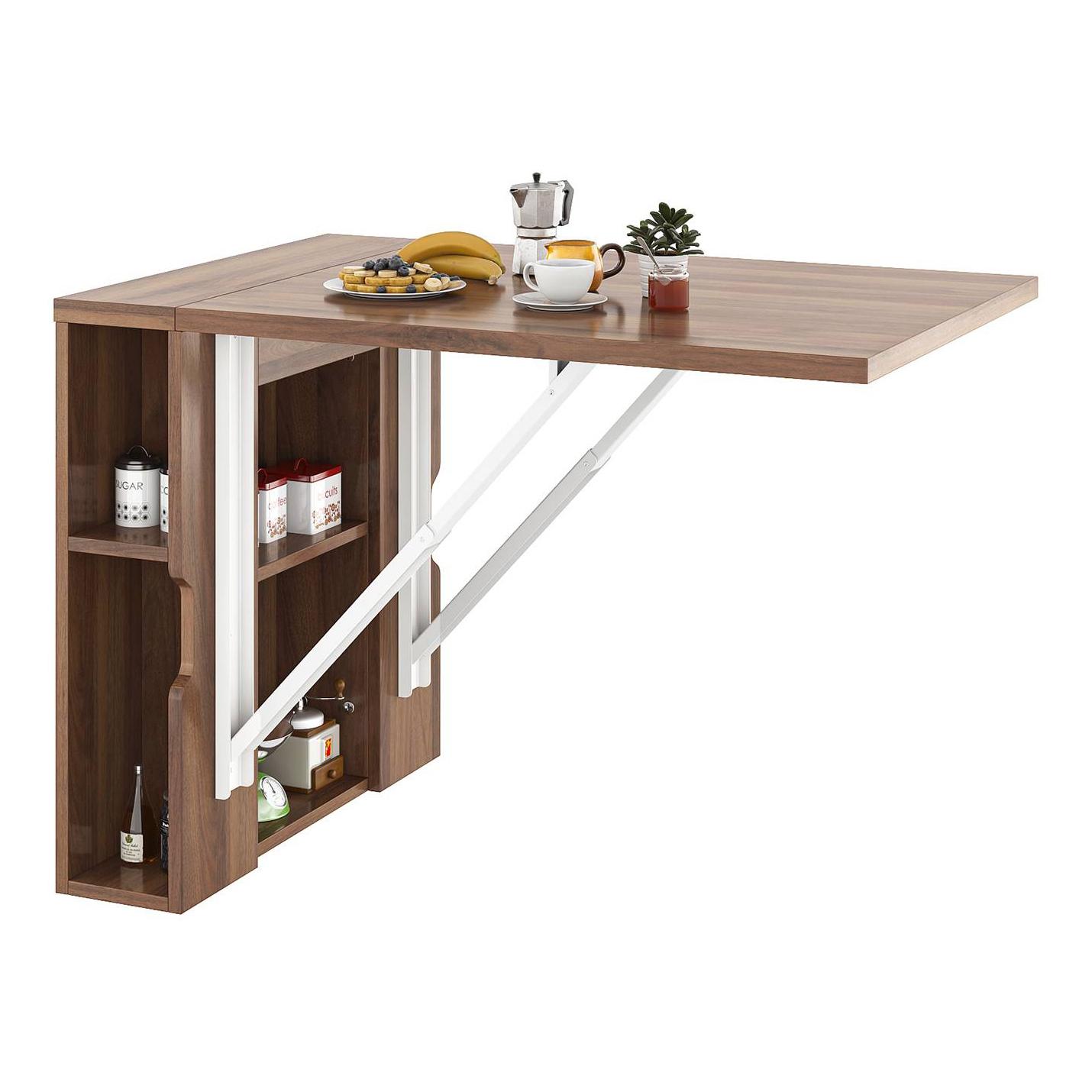 Berkley Breakfast Table in Classic Walnut Finish
