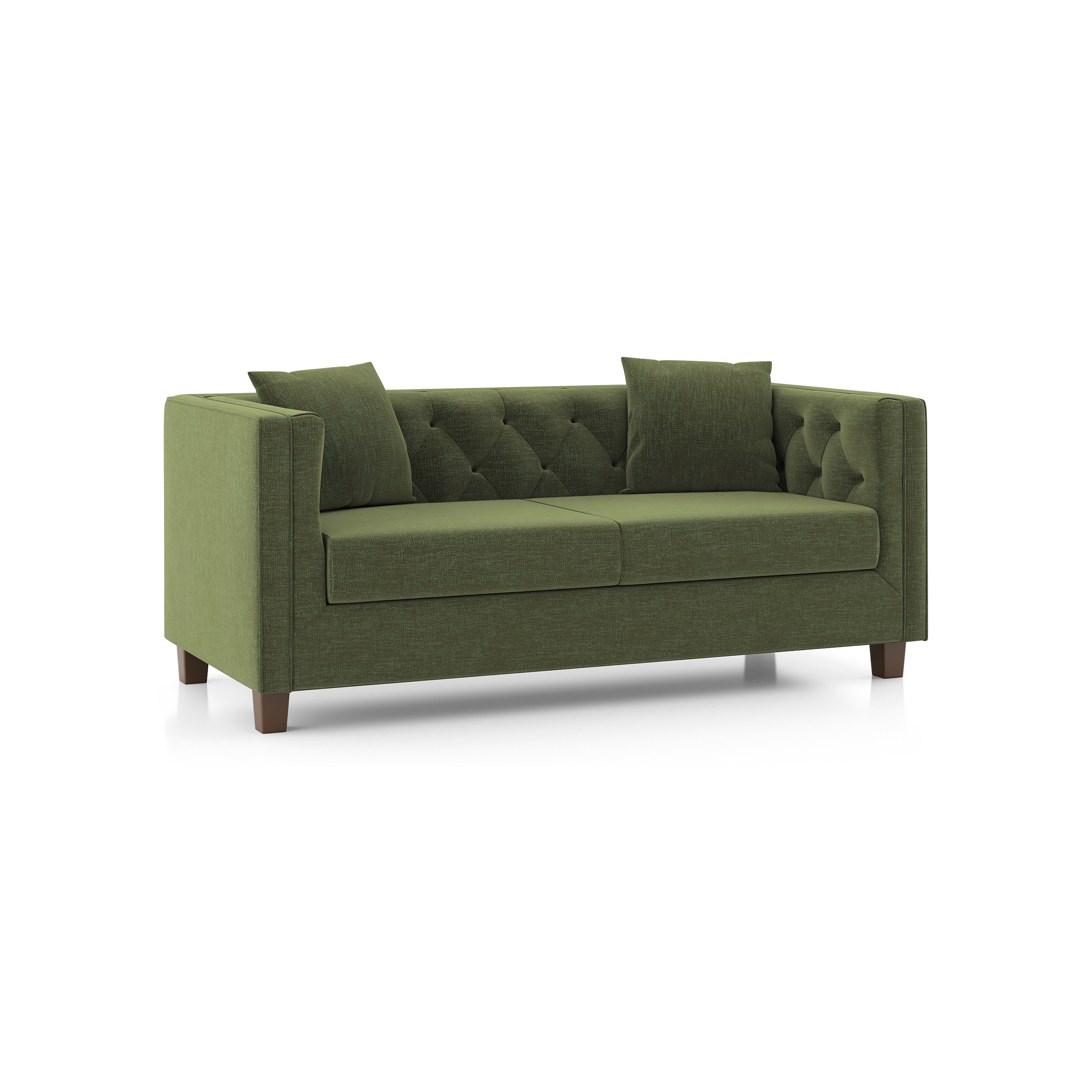 Windsor Sofa Set (Colour : Moss Green , Seater : 2+1+1)