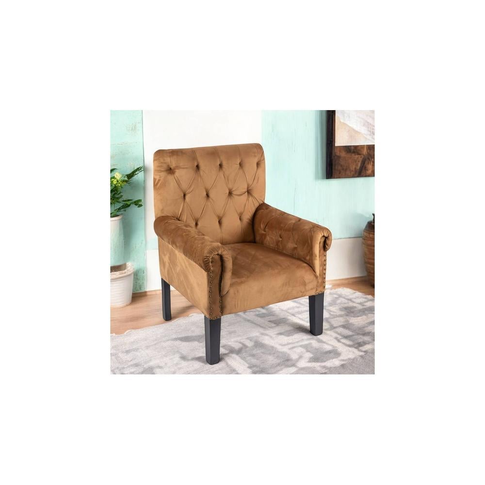 Arista Sheesham Wood Accent Chair