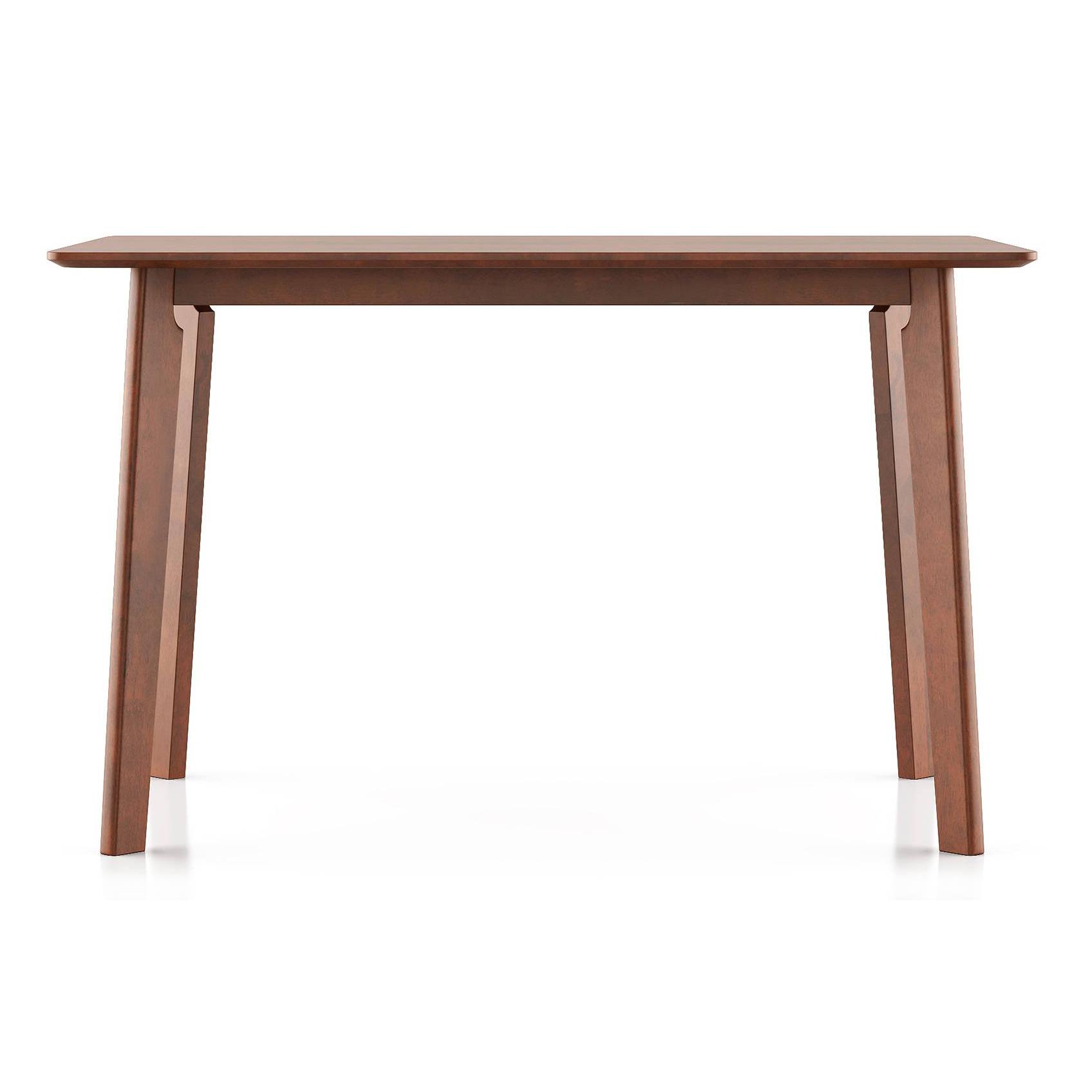 Augusta 4 Seater Dining Table In Dark Walnut Finish