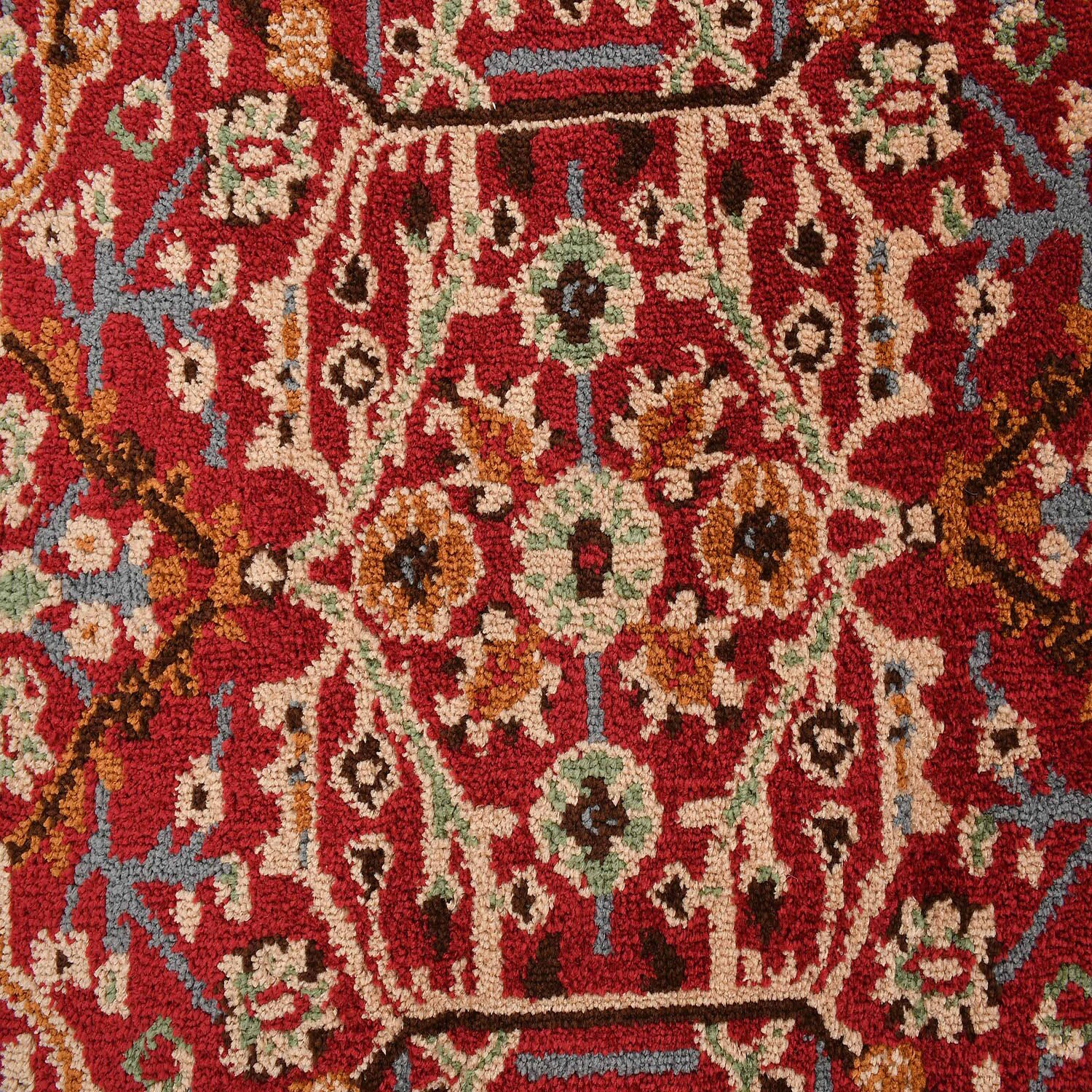 Multicolor Traditional Machine Made Polyester 3 X 5 Feet Carpet