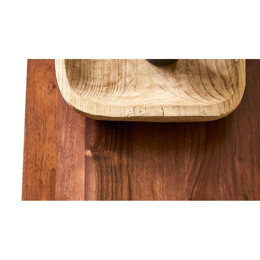 Rubaan Solid Wood TV Unit in Honey Oak Finish