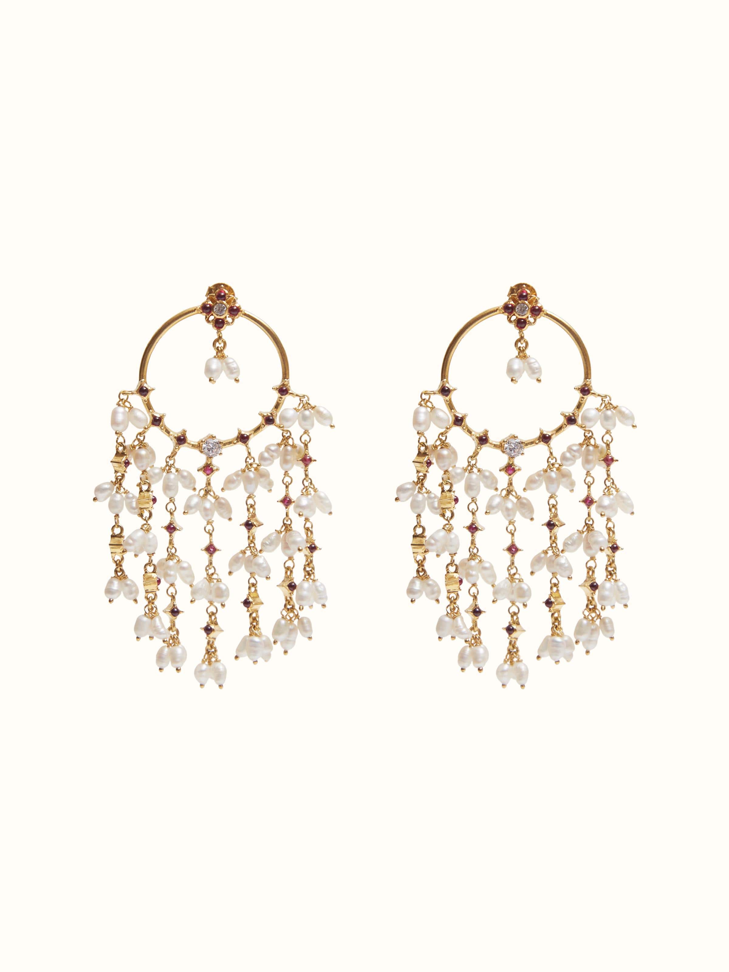 Guttapusalu Silver Drop Earrings