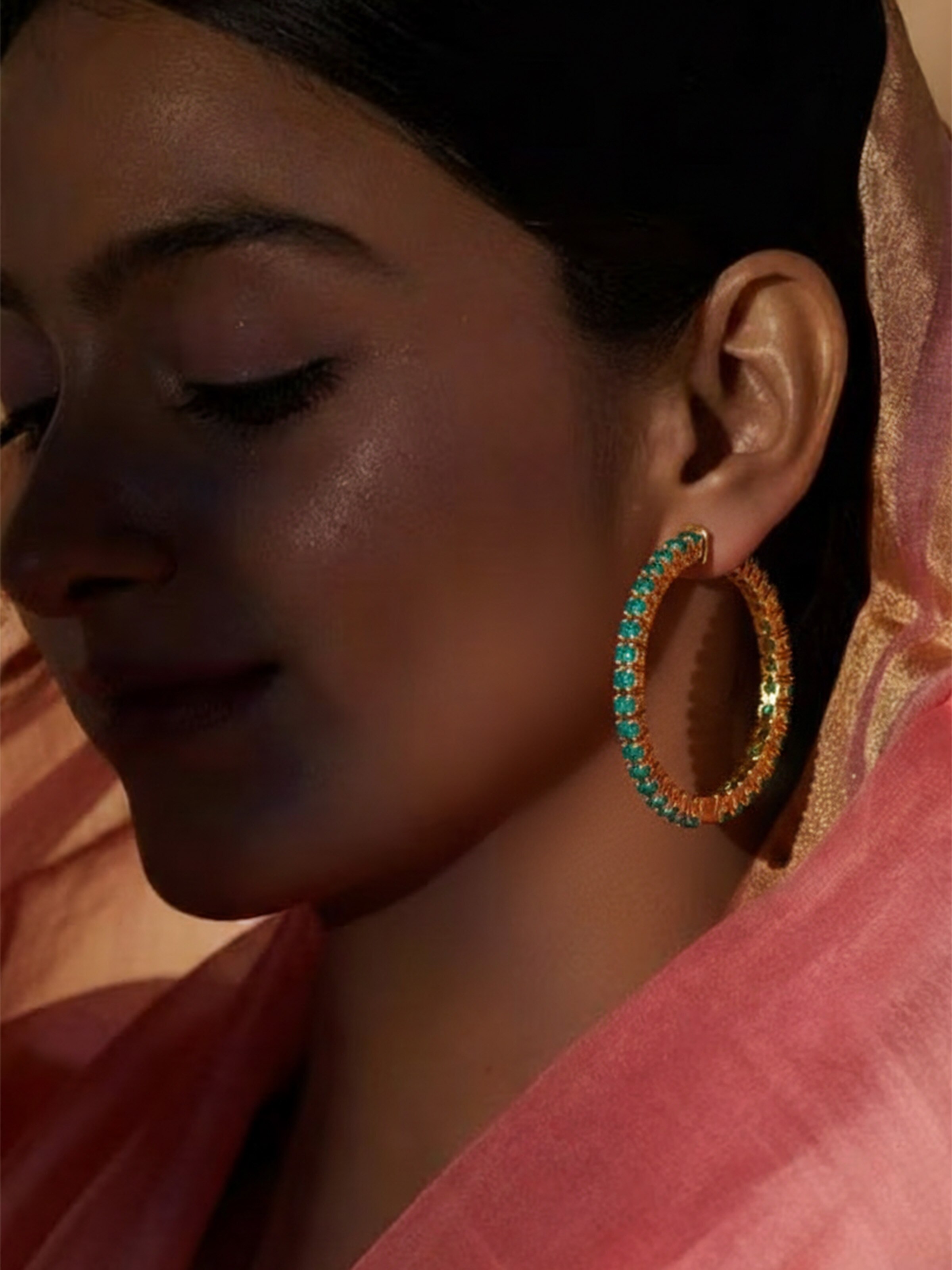 Silver Smithing Silver Hoop Earrings