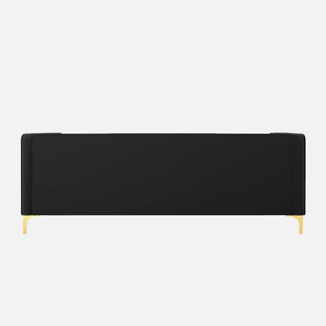 Tuxedo Fabric Sofa (Black)