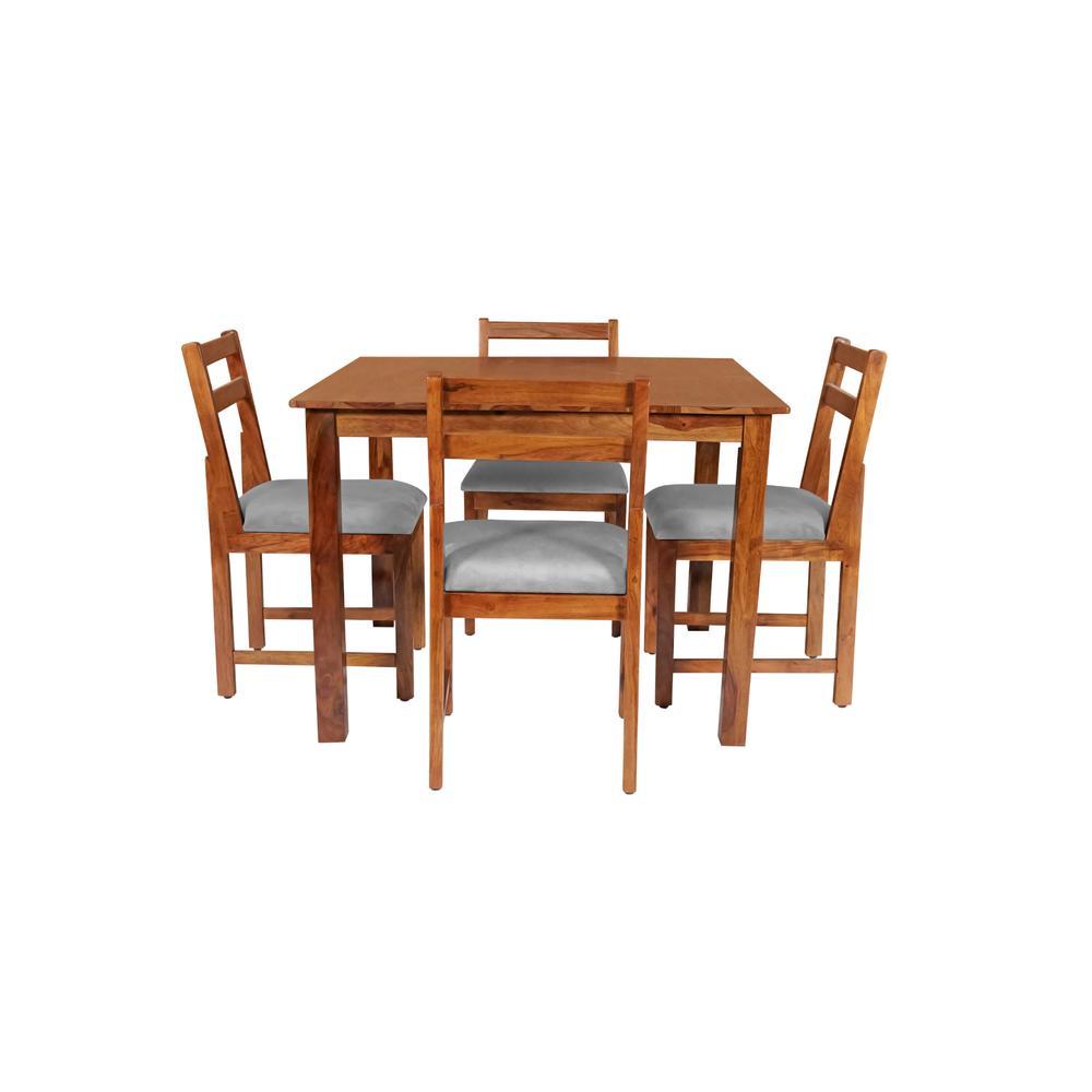 mingus solid wood  4 seater Dining table in  Provincial Teak