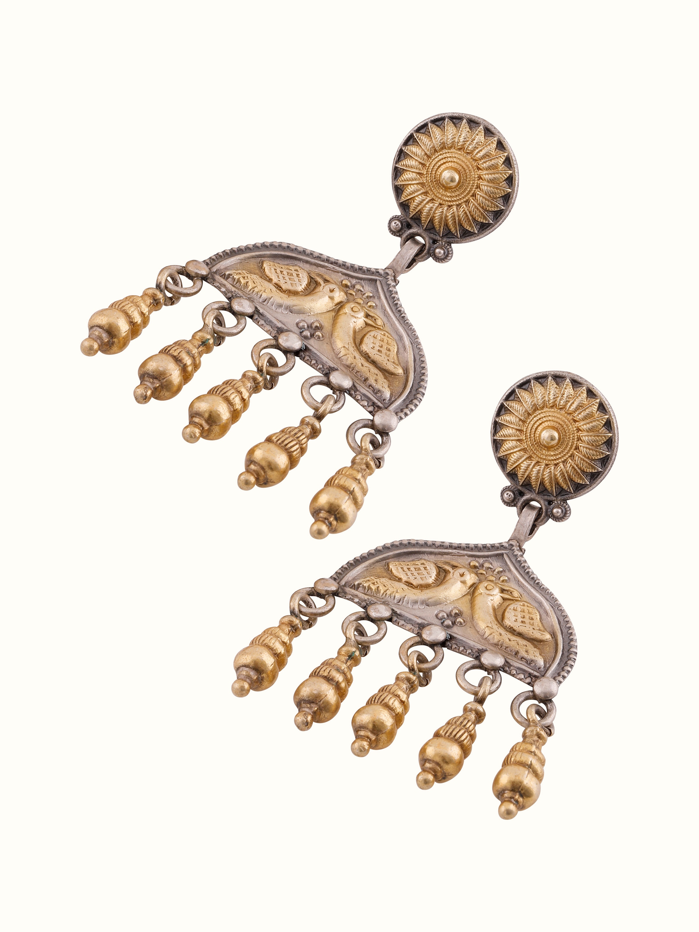 Silver Smithing Drop Earrings