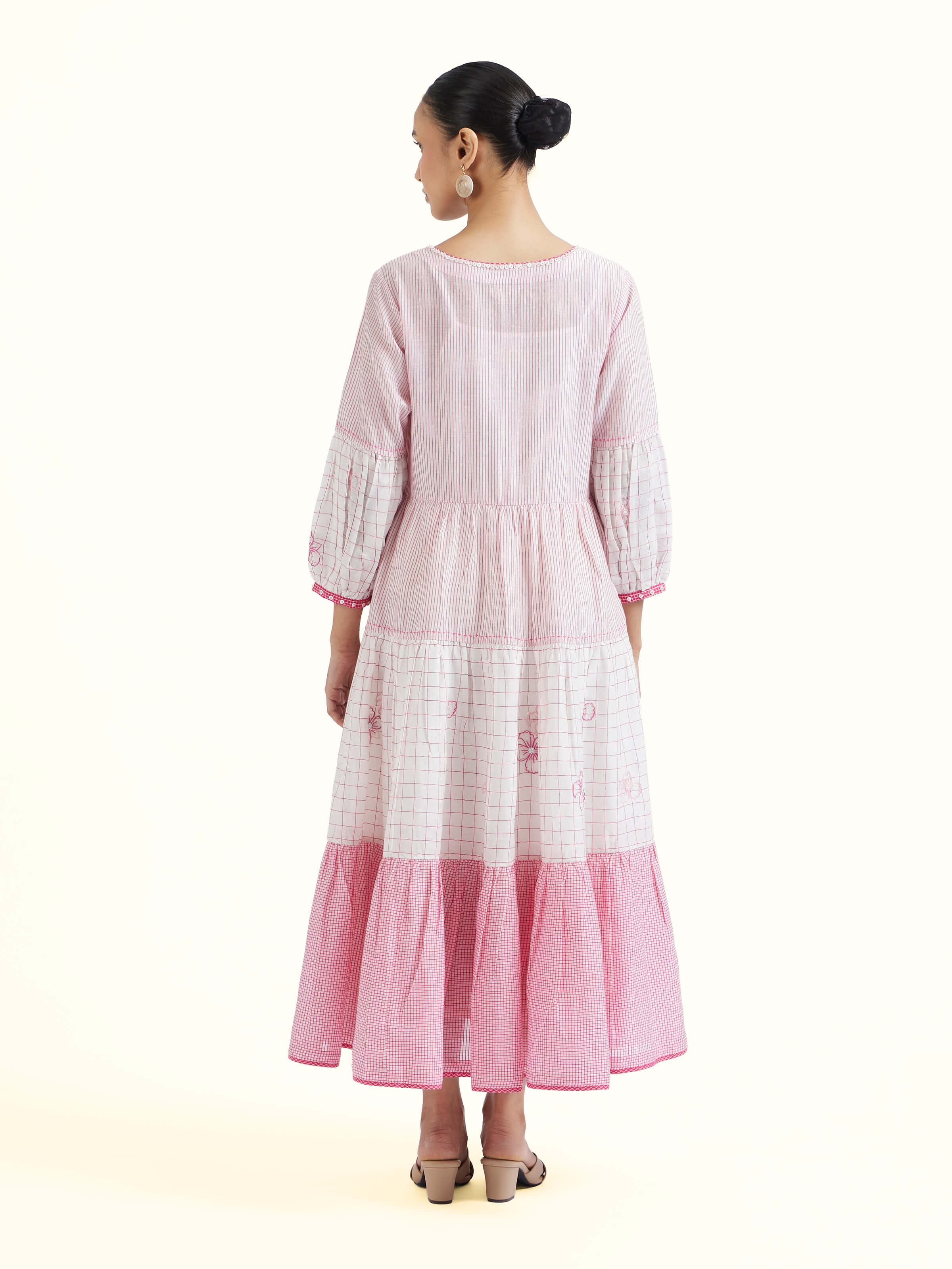 Off white Bengal Handloom Dress