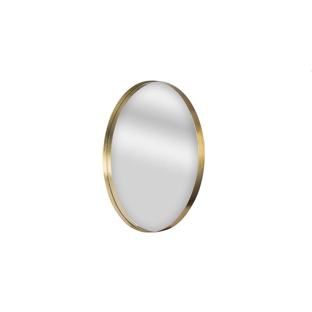 BrushedSteel Reflections Wall Mirror
