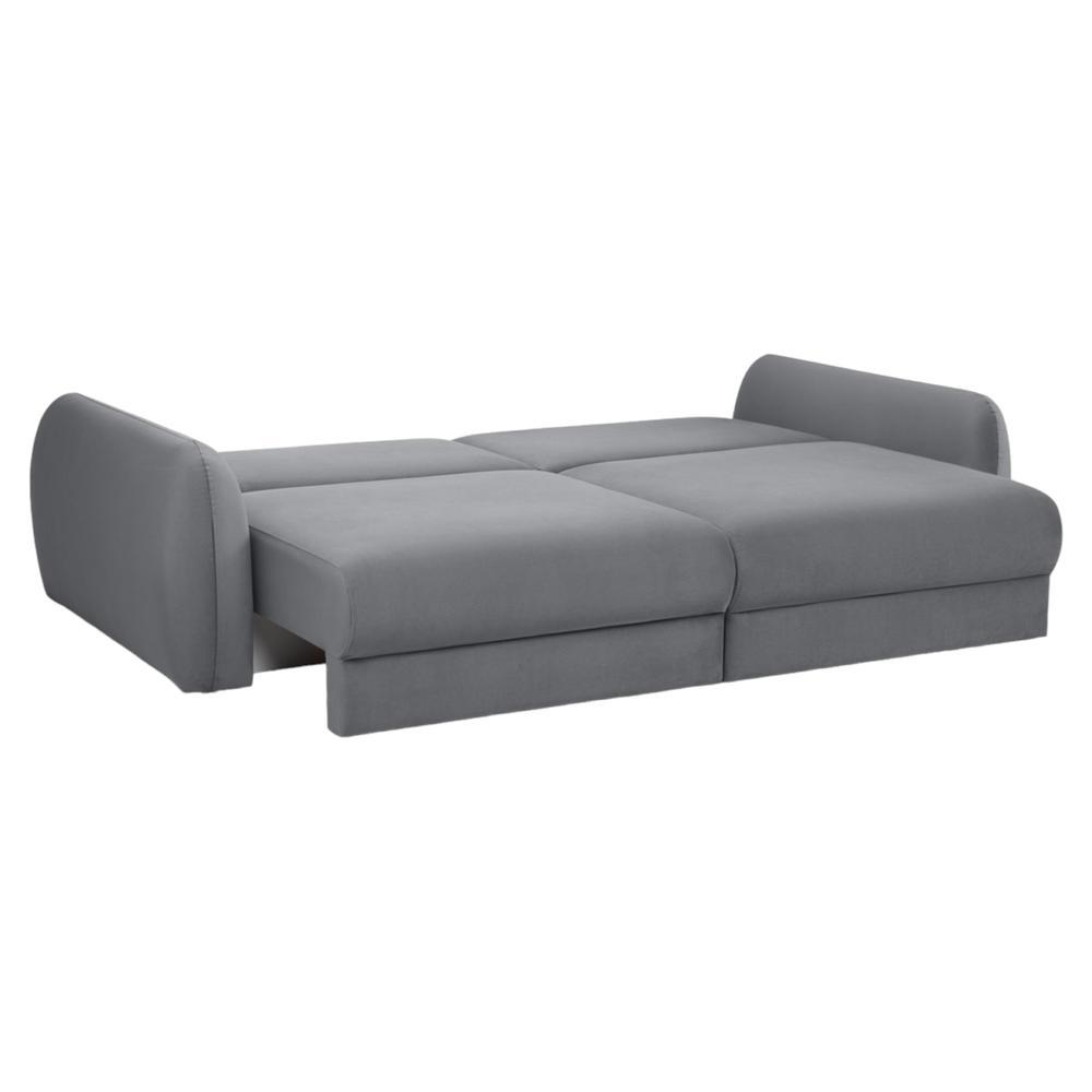 Lite 3 Seater Fold Out Sofa Cum Bed In Grey Colour