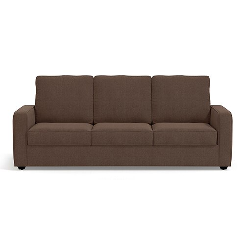 Apollo Sofa Set (Colour : Daschund Brown, Cushion : Hard, Back Type : High Back, Seater : 3+1+1)