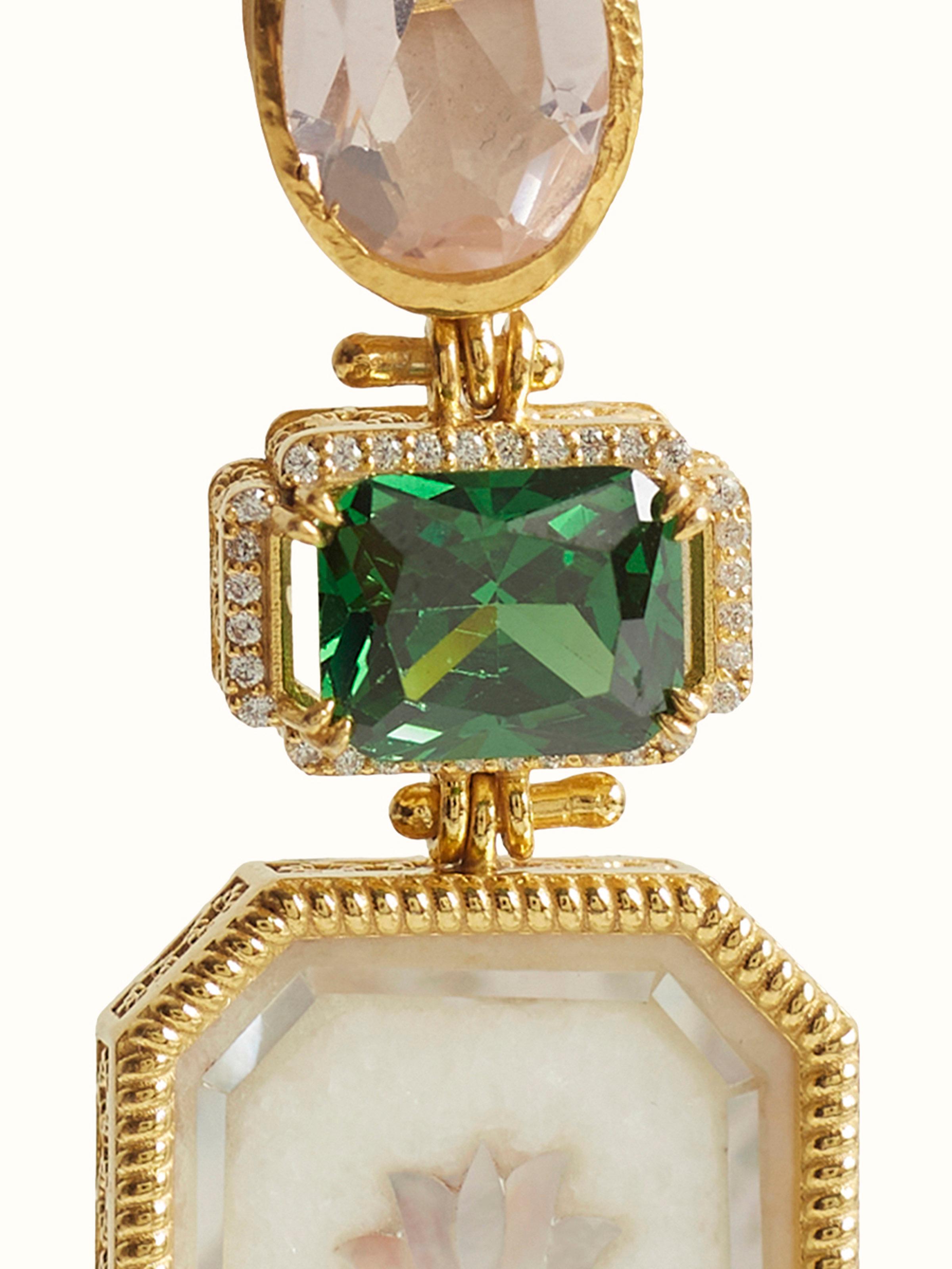 Parchinkari Silver Drop Earrings