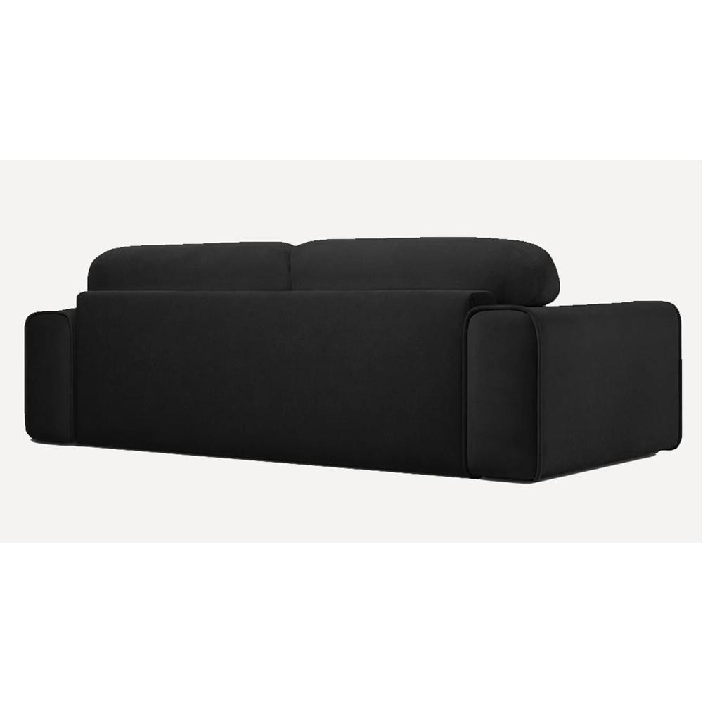 Parega 3 Pull Out Sofa Cum Bed In Black Colour