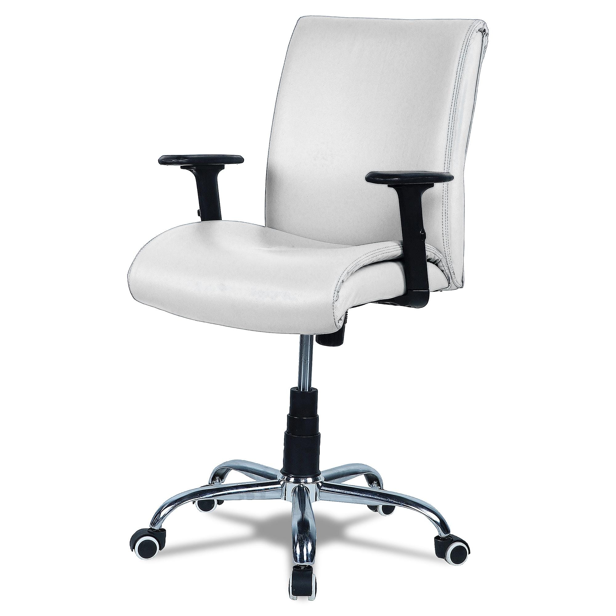 Teaauras High Back Executive Chair in White Colour