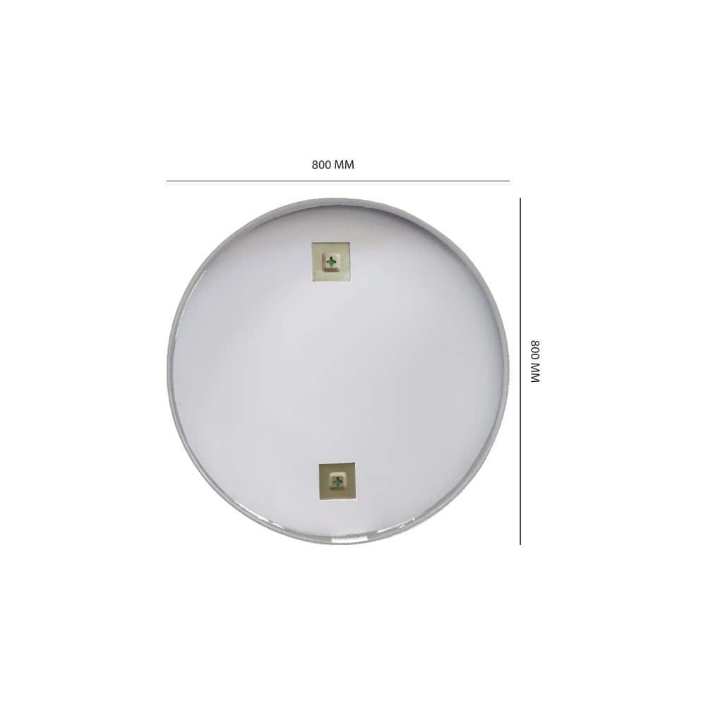 Aluminium Circle Decorative wall mirror by elegant arts and frames (Mirror size 800 mm)