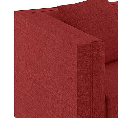 Windsor Premium 2 Seater Fabric Sofa in Salsa Red Colour
