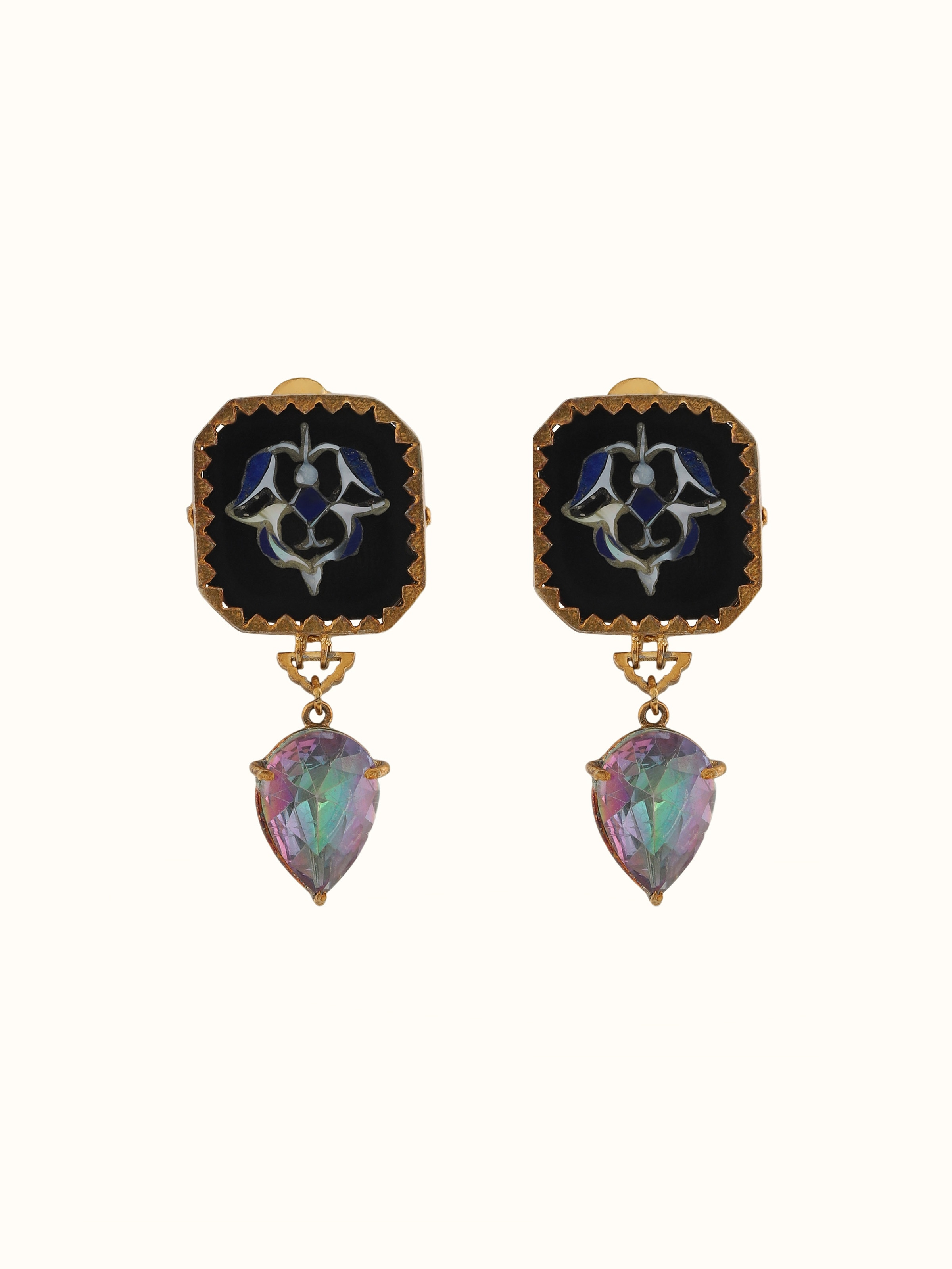 Parchinkari Silver Drop Earrings