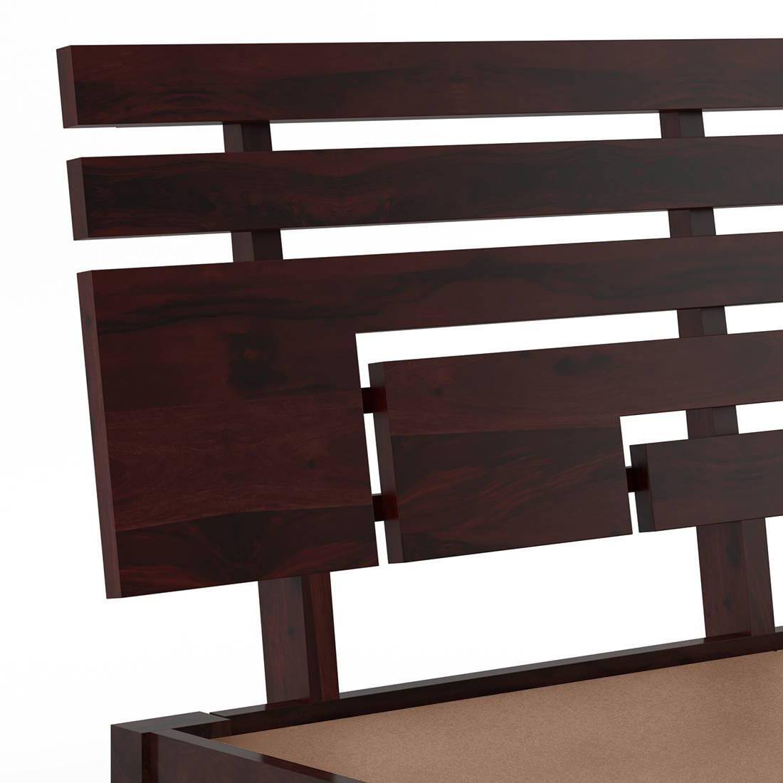 Stockholm Storage Queen Size Bed (Solid Wood)