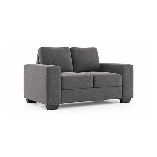 Leslie 2 Seater Fabric Sofa (Smoke Grey)