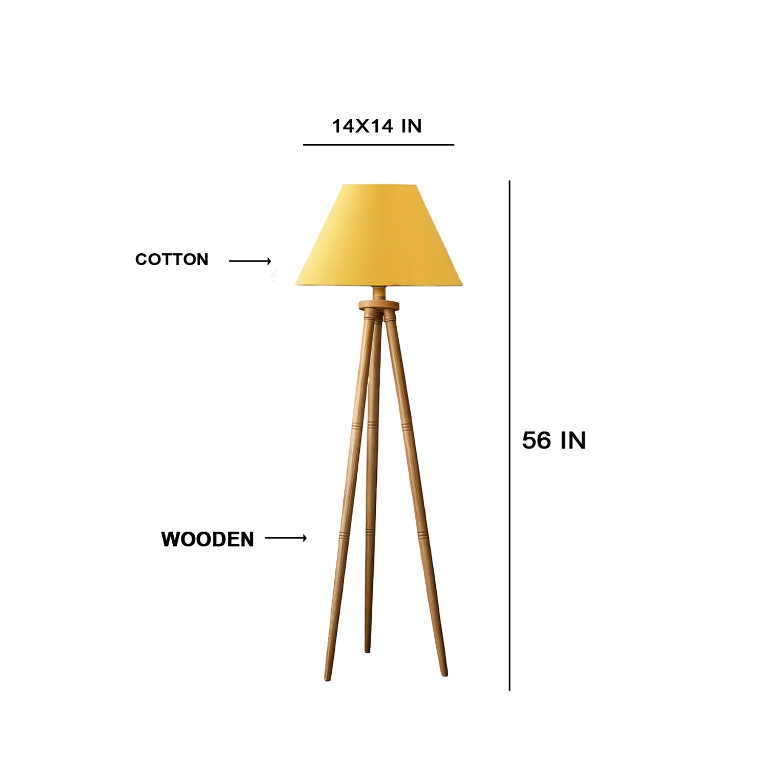 Devansh Tripod Floor Lamp