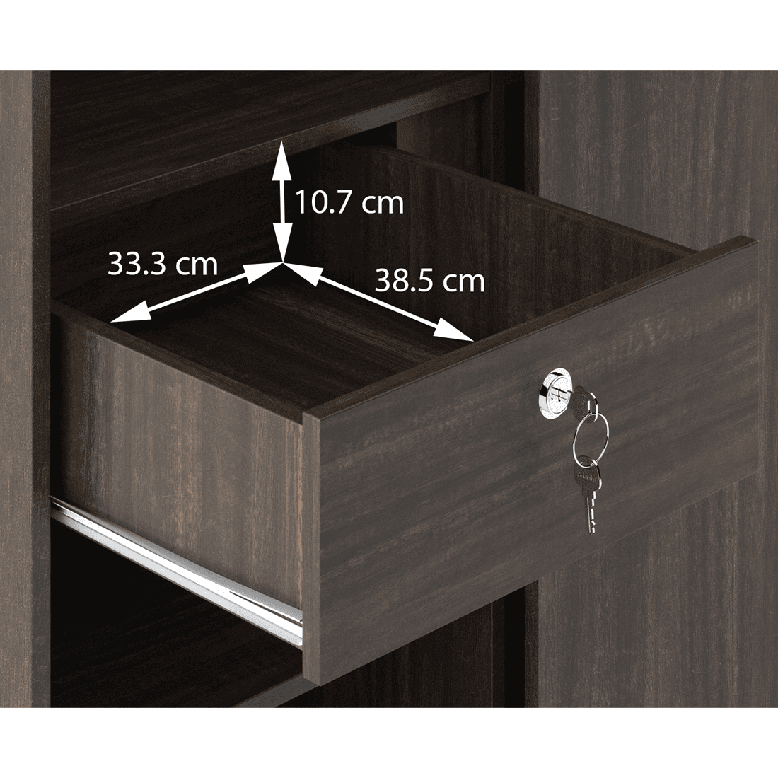 Jaden Engineered Wood 2 Door Sliding Wardrobe Without Mirror