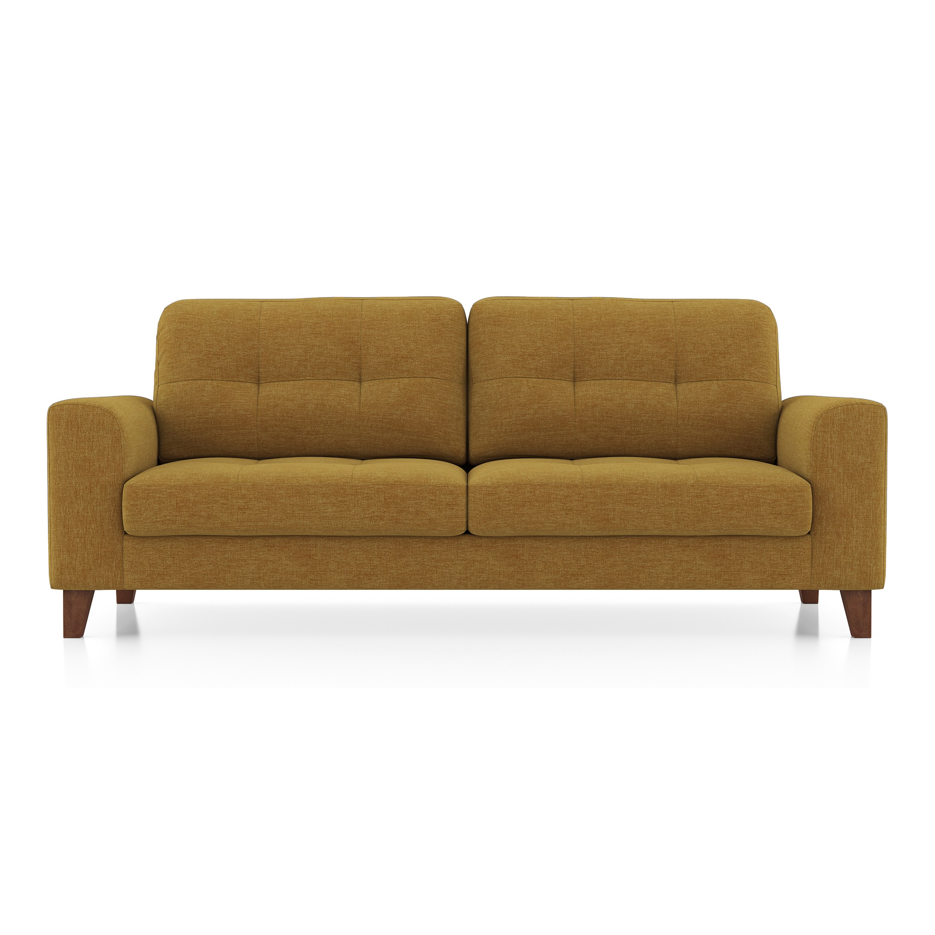 Verona Sofa Set (Colour: Ochre, Seater: 3+2+1)