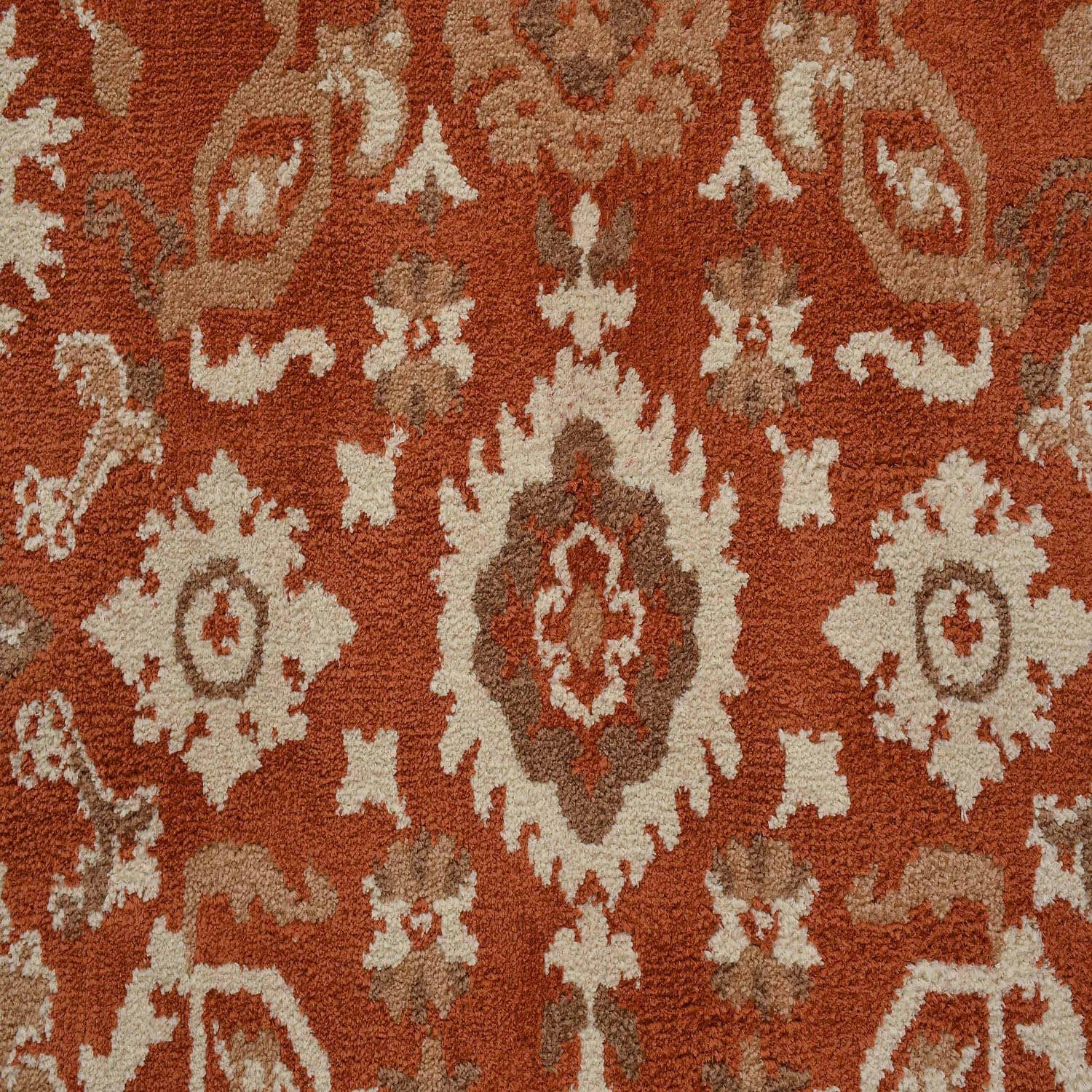 Multicolor Traditional Machine Made Polyester 4 X 6 Feet Carpet