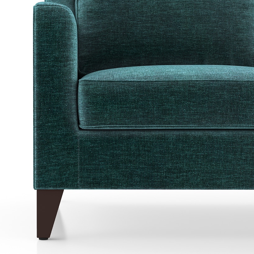 Abbey Sofa Set (Colour : Malibu, Cushion : Soft, Seater : 3+1+1)