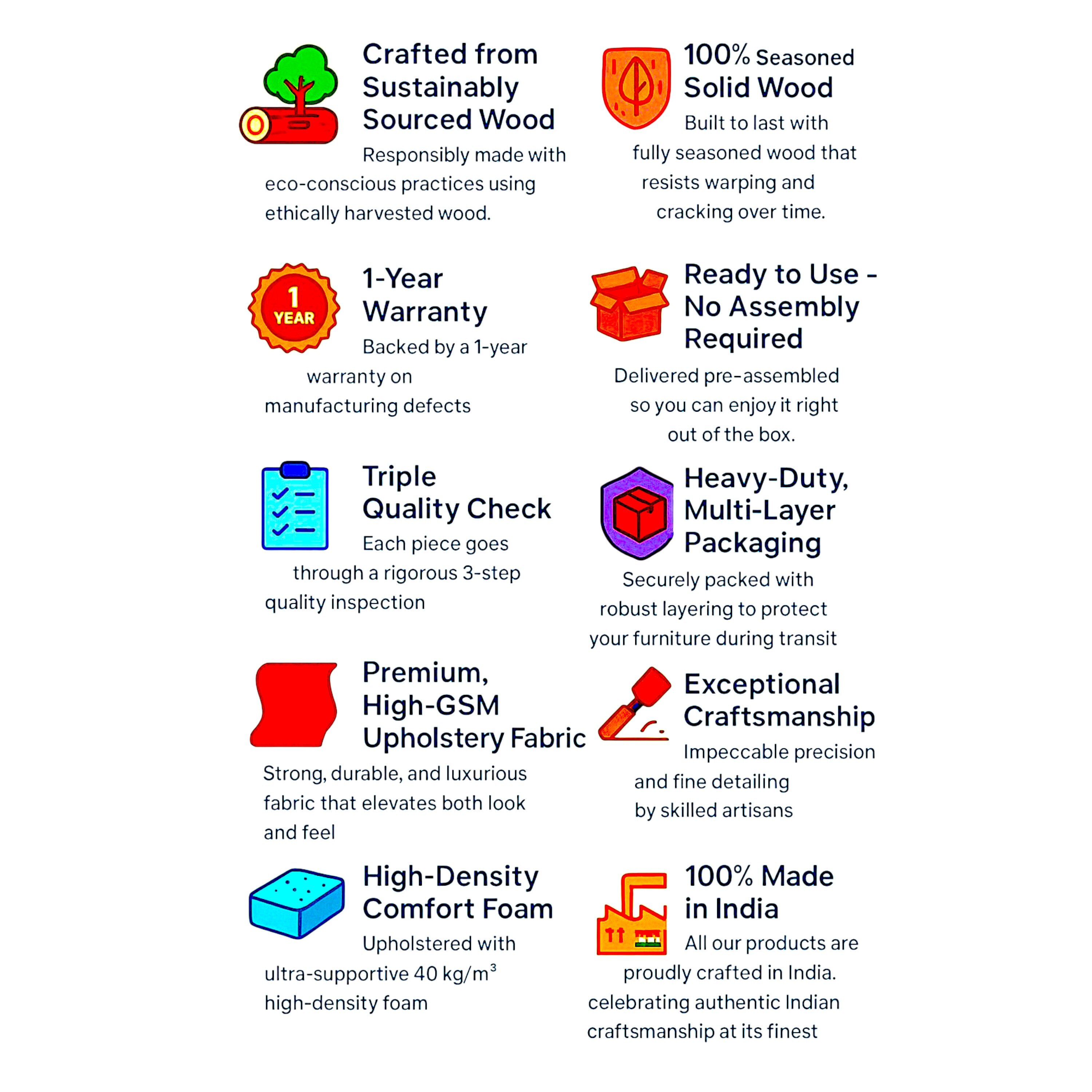 Lisbon Solid Wood Ottoman Pouffee in Textured Cyan Blue Jackard fabric