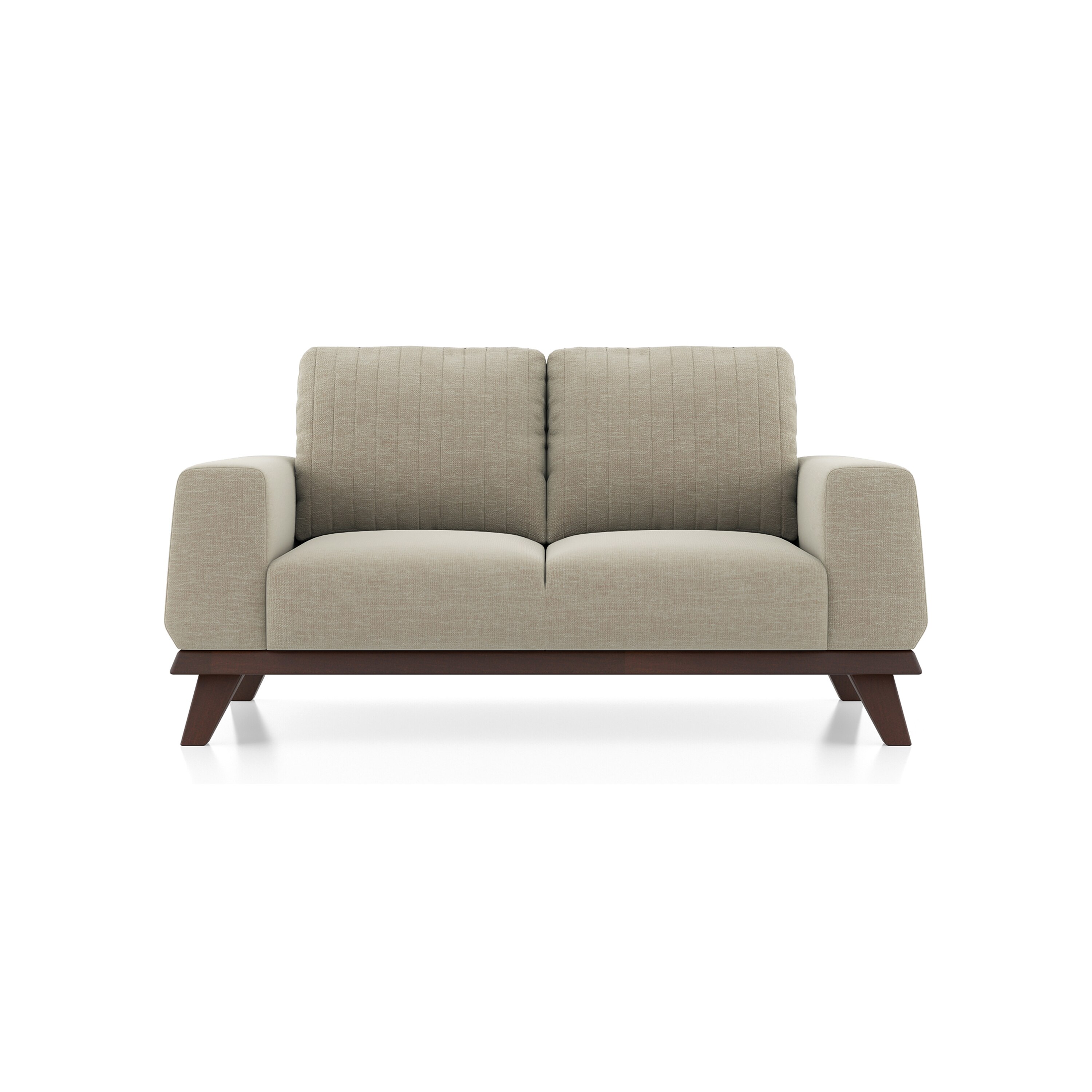 Granada Essential 2 Seater Fabric Sofa In Oyster Beige
