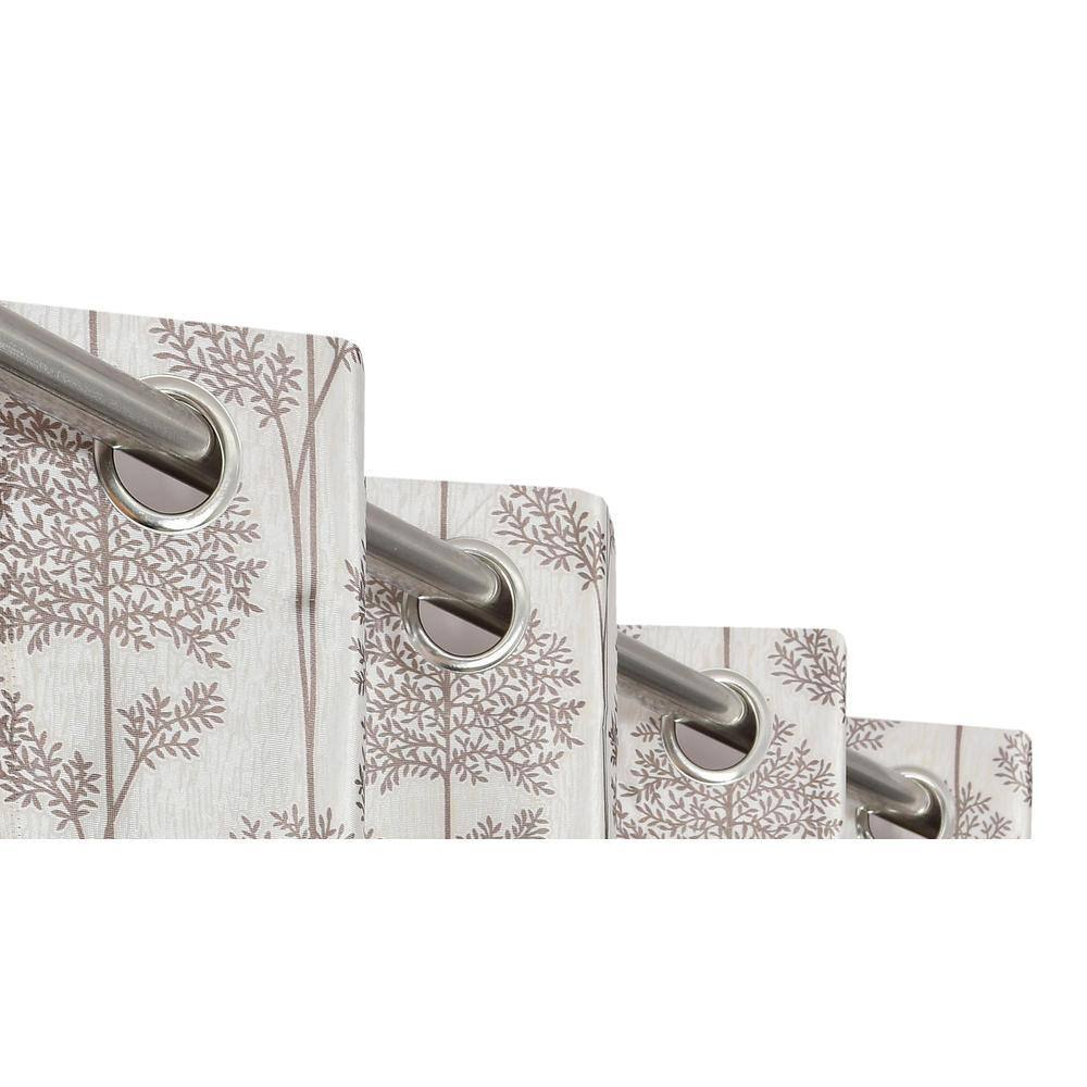 Tree Print Pack of 2 Pieces Room Darkning Window Curtains