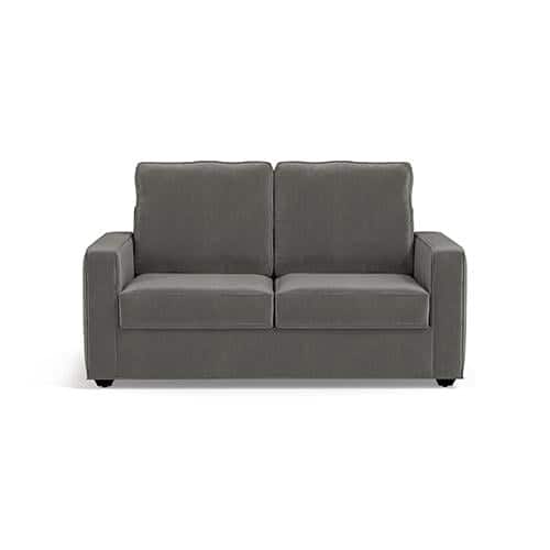 Apollo Compact Sofa Set (Colour : Ash Grey Velvet, Cushion : Hard, Back Type : High Back, Seater : 3+2+1)