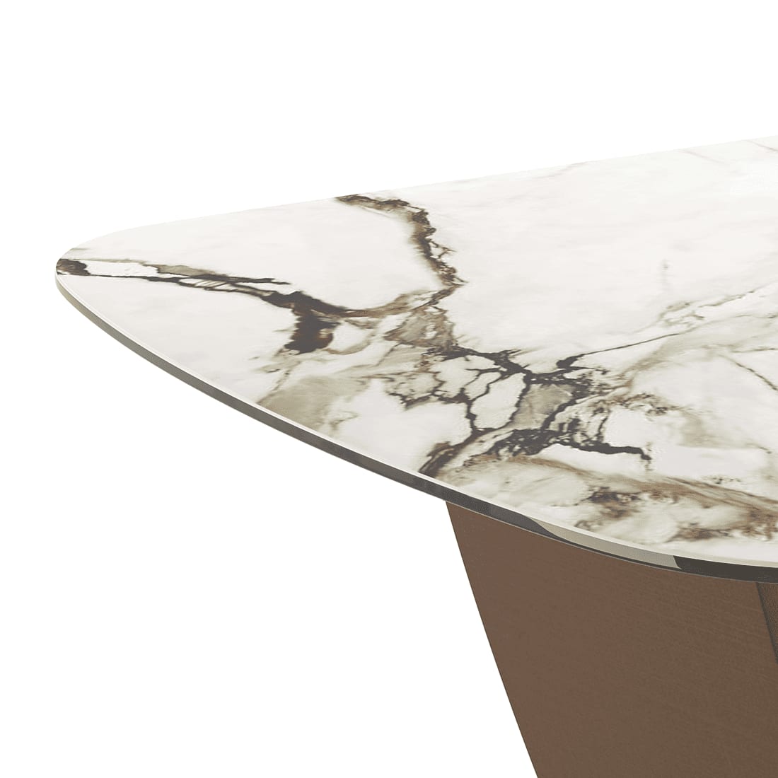 Paloma 6 Seater Pluto Spanish Ceramic Dining Table With Tulip Dining Chairs