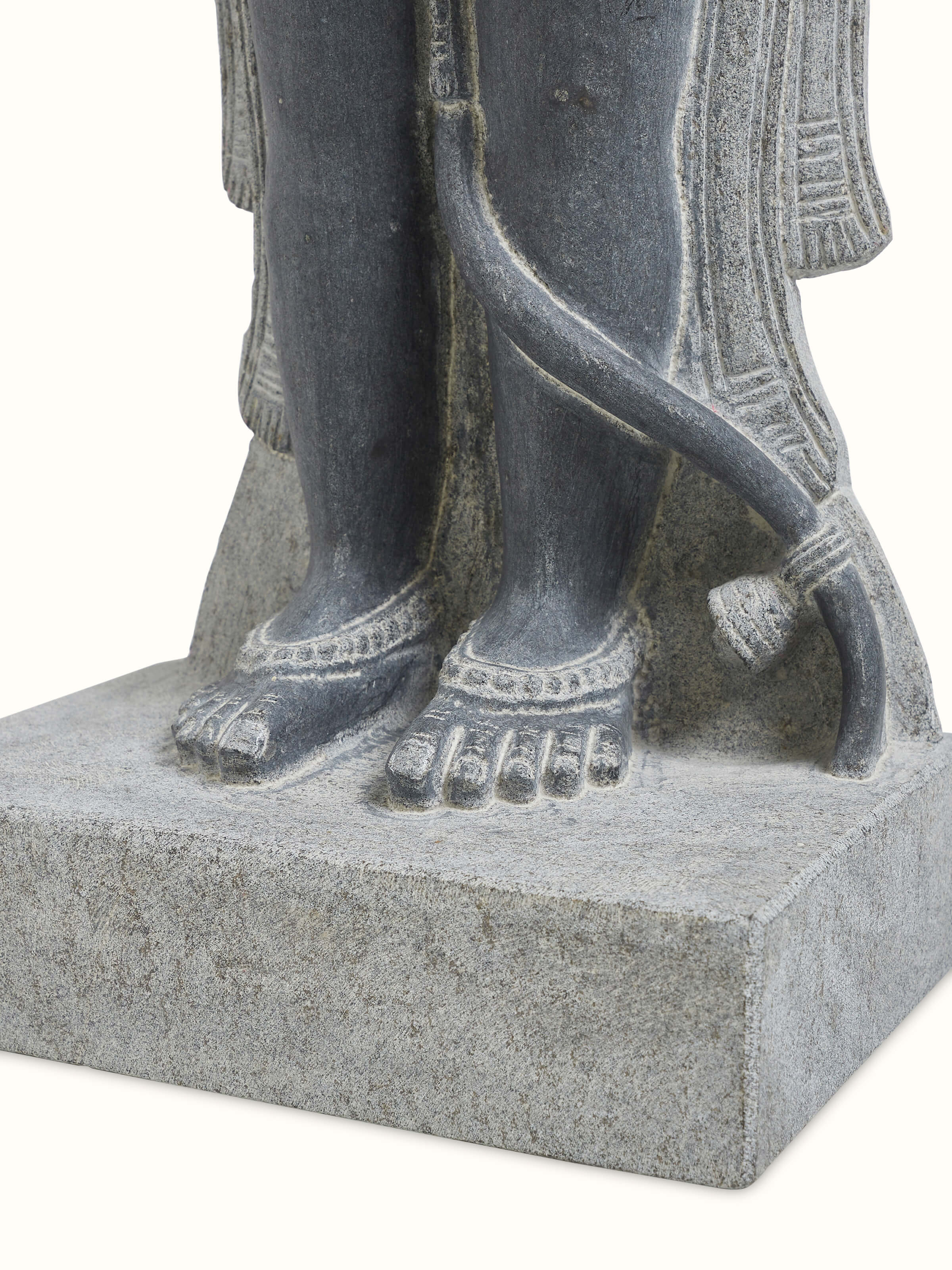 Detail shot of Hanuman Stone Carving Idol